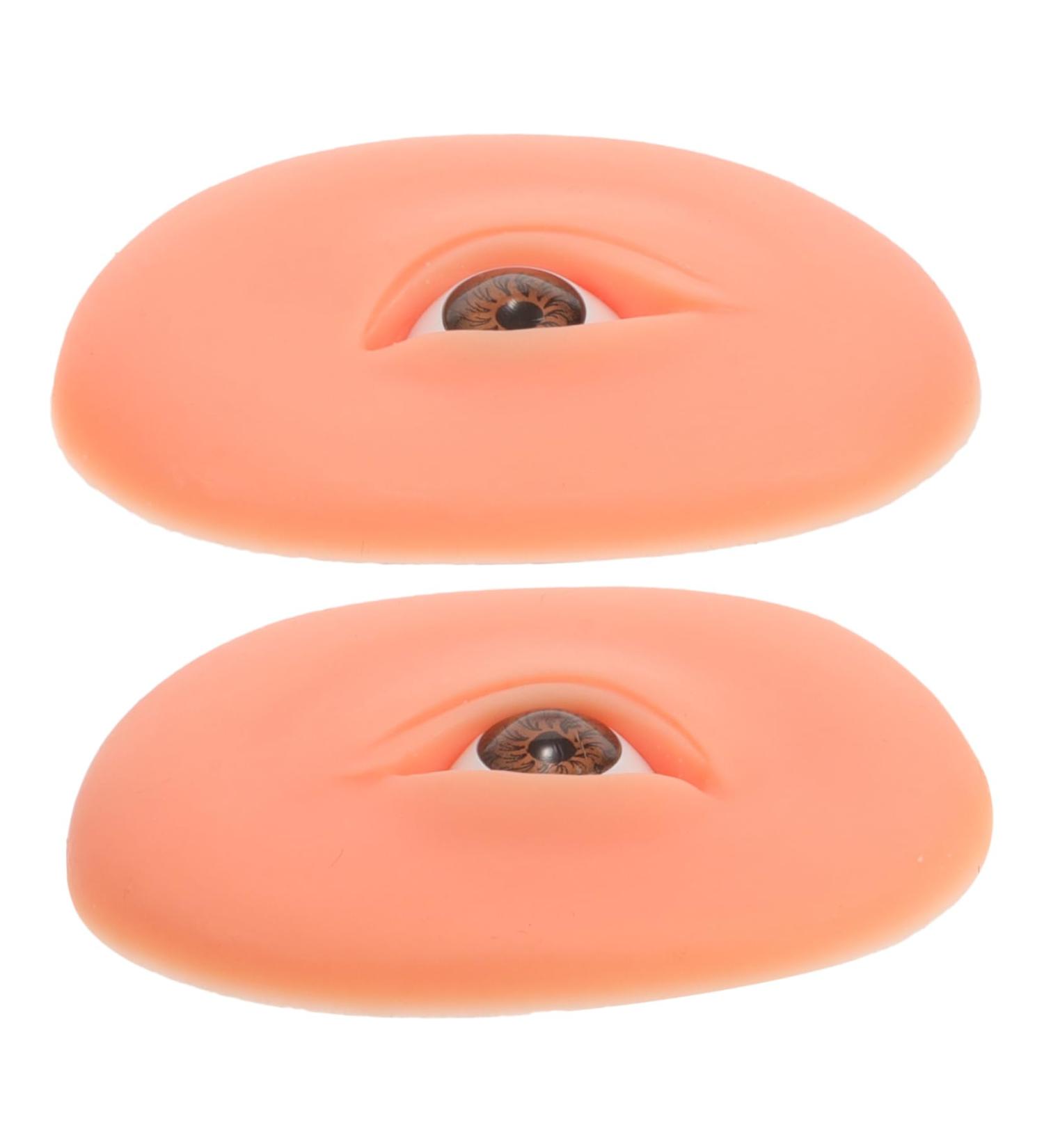HAPINARY 1 Pair eye makeup training skin makeup eye skin eye skin practice tool 7.70X5.70X1.50CM As Shown - Buy Online on GoSupps.com
