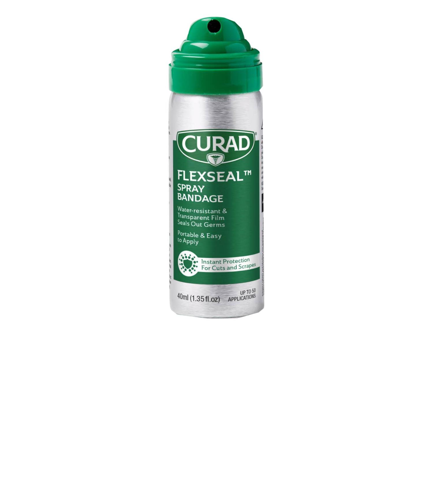 Curad Flex Seal Spray Bandage  Instant Protection for Cuts and Scrapes  40 mL