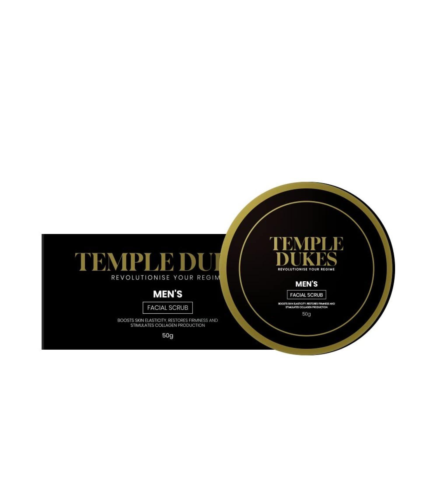 TEMPLE DUKES MENS FACIAL SCRUB - Buy Online on GoSupps.com