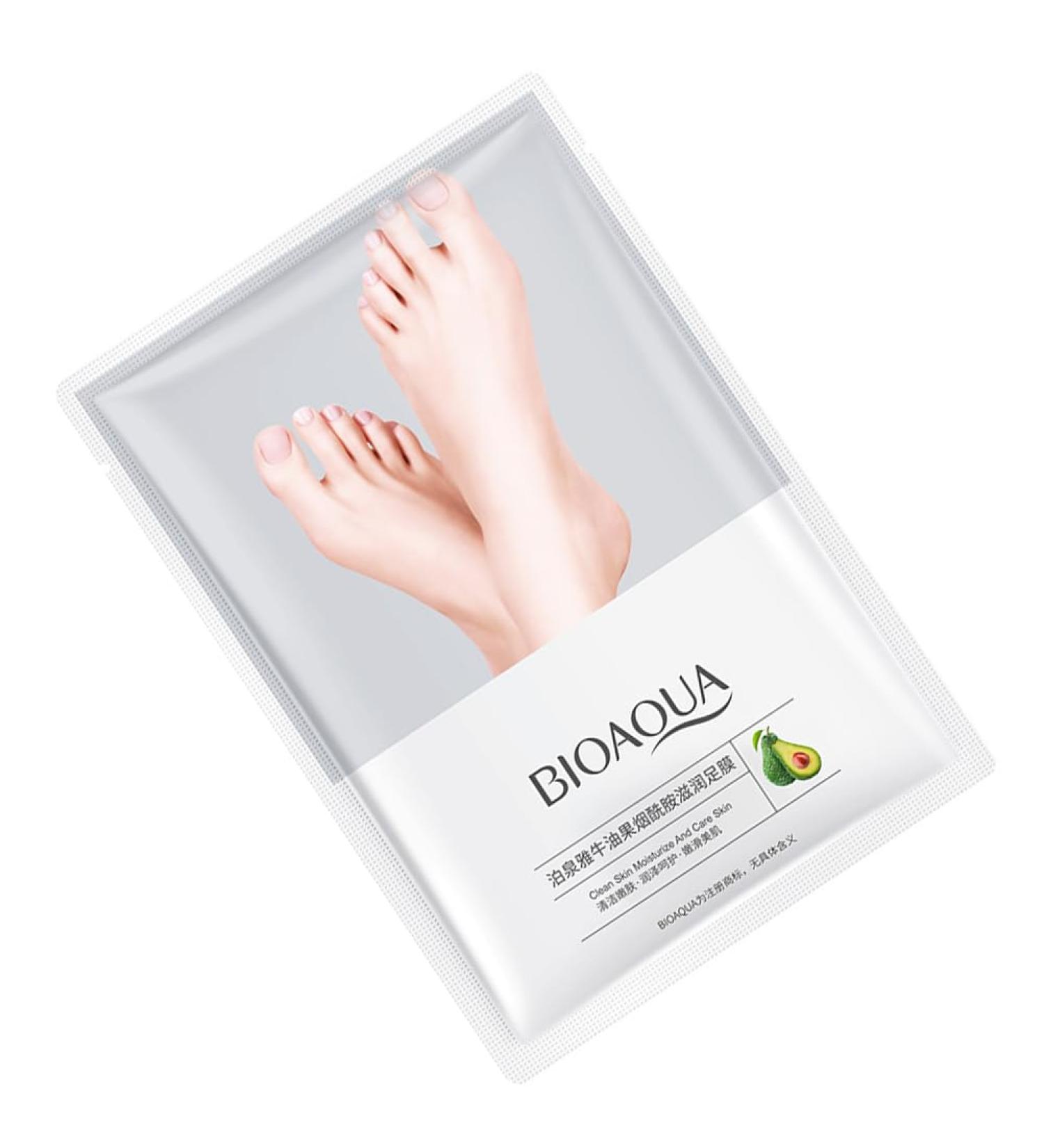 ARVALOLET Natural Foot SPA Pedicure Socks with Avocado & Niacinamide Moisturising Exfoliating Masks - Buy Online on GoSupps.com