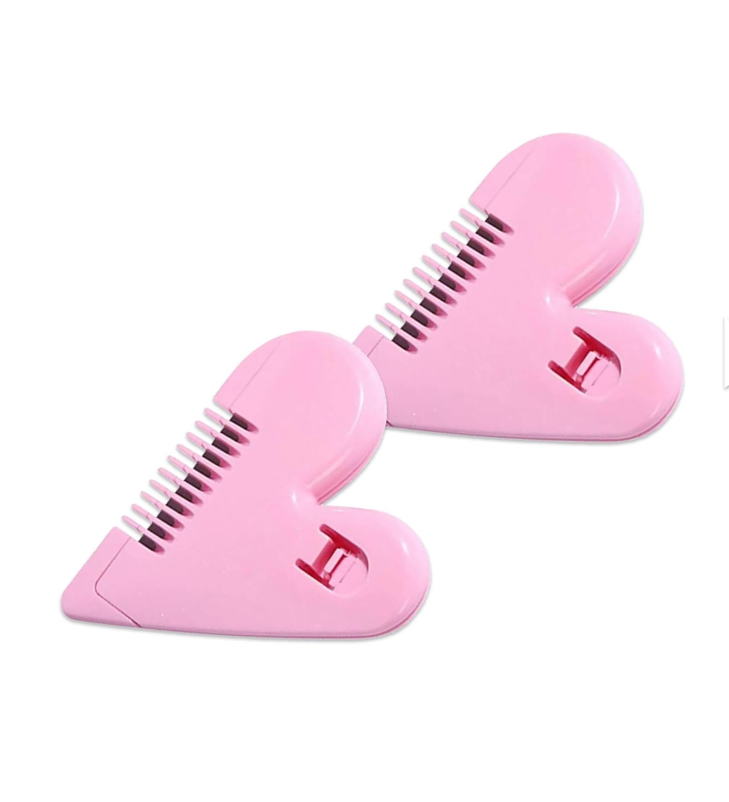 Smilco 2 Pcs Hair Razor Combs - Manual Wig Cutting Tool for Hair Trimming & Styling | Portable Bangs Trimmer for Women - Buy Online on GoSupps.com