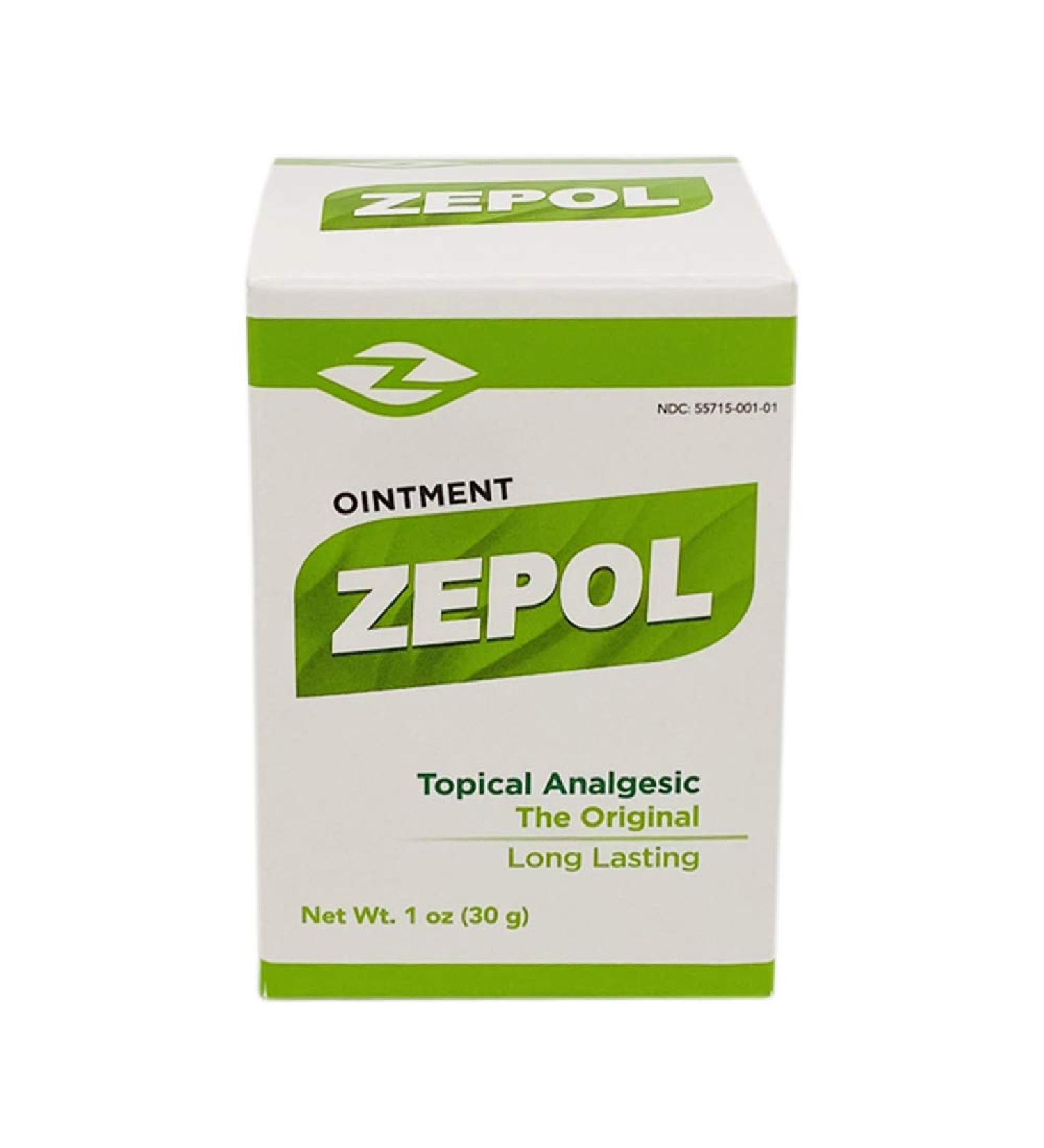Zepol Topical Analgesic Ointment 1 oz - Fast-Acting Pain Relief - Buy Online on GoSupps.com