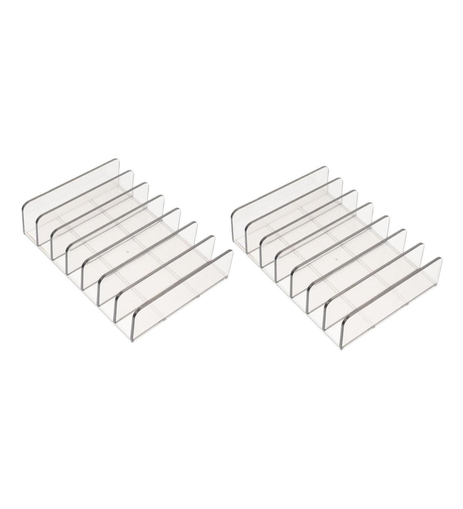 Beavorty 2pcs eyeshadow tray storage box plastic display stands organizer Eyeshadow Palettes Rack divider 17x12cmx2pcs As Shownx2pcs - Buy Online on GoSupps.com