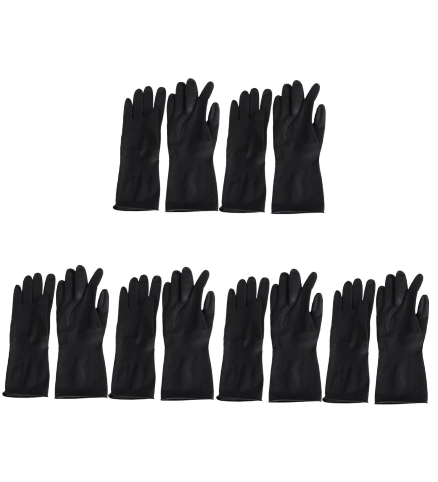 Didiseaon 6 Pairs Hand Protectors hair coloring products Salon gloves Hair Dye Gloves hair color gloves black latex gloves guantes de latex negros tool belt particles clean shampoo - Buy Online on GoSupps.com