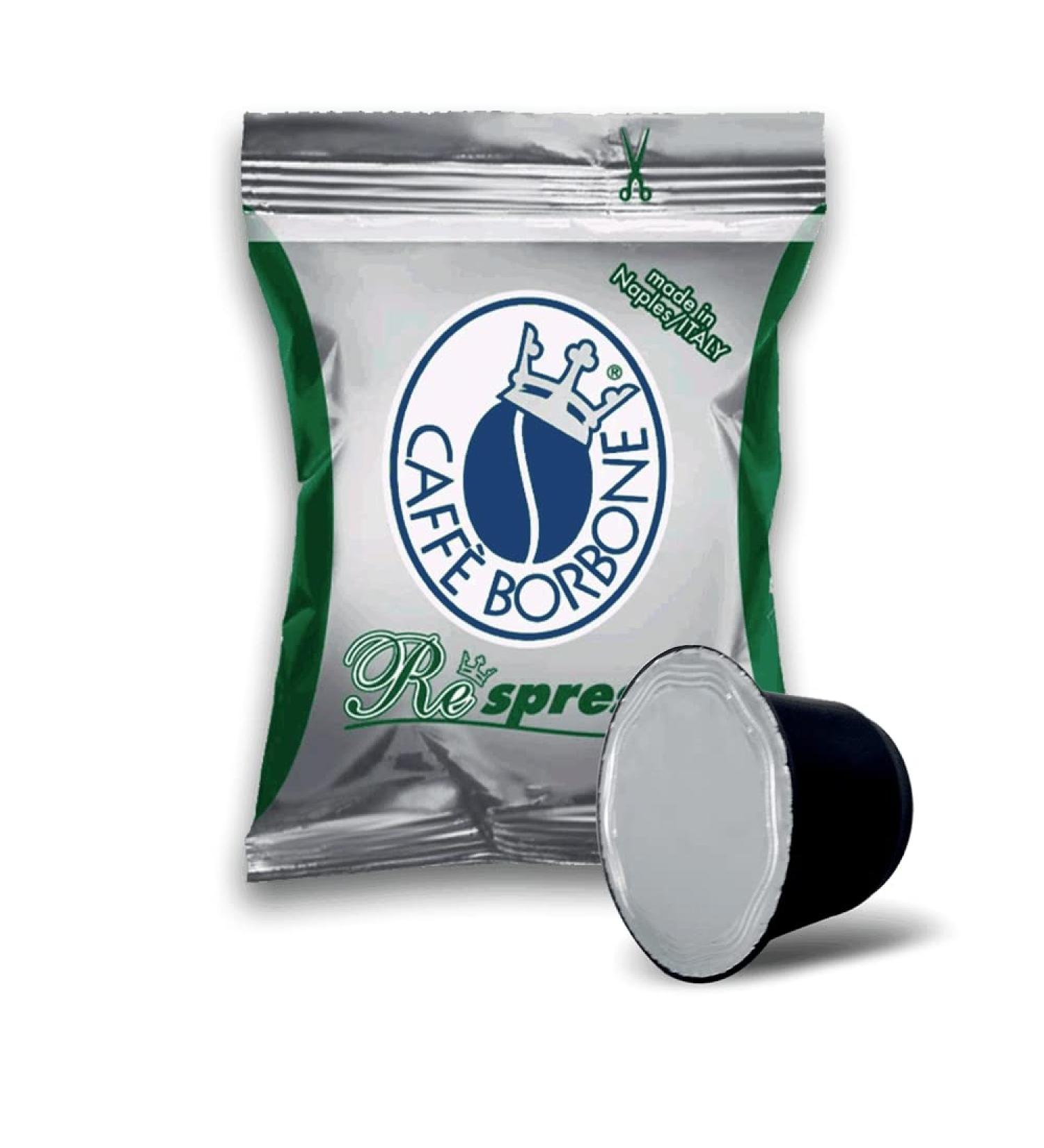 200 Nespresso compatible Borbone Respresso decaffeinated capsules - Buy Online on GoSupps.com