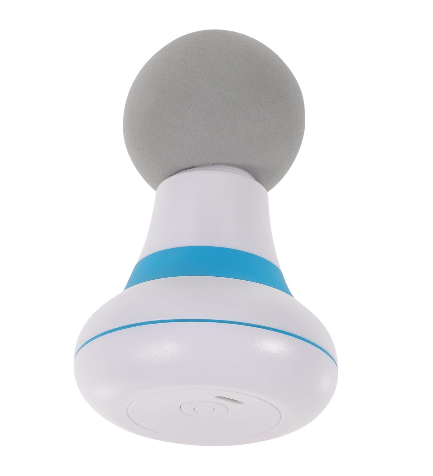 Iwowhero Mini Massage Device | Handheld Muscle Massager for Deep Tissue Relief | Compact Vibrating Body Massager | Perfect for Home Use - 11.5x7.5cm White - Buy Online on GoSupps.com