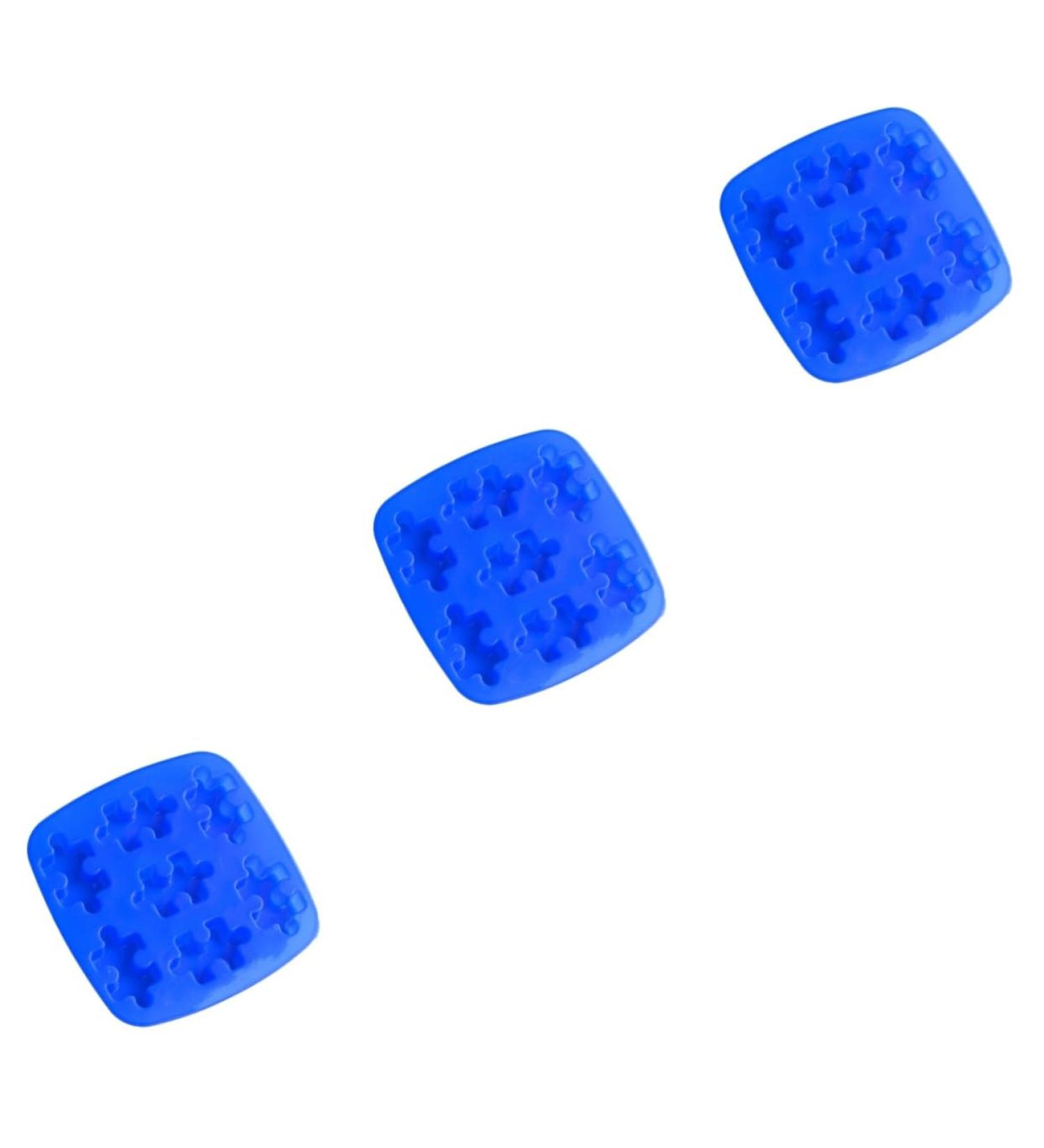 HOMSFOU 3pcs Molder Mold for Chocolate Puzzle Design Mold -Cavity Mold De para Gelatinas Silicone Mold Chocolate Candy Molds Chocolate Molds Silicone Modeling Tool mediumx3pcs As Shownx3pcs - Buy Online on GoSupps.com