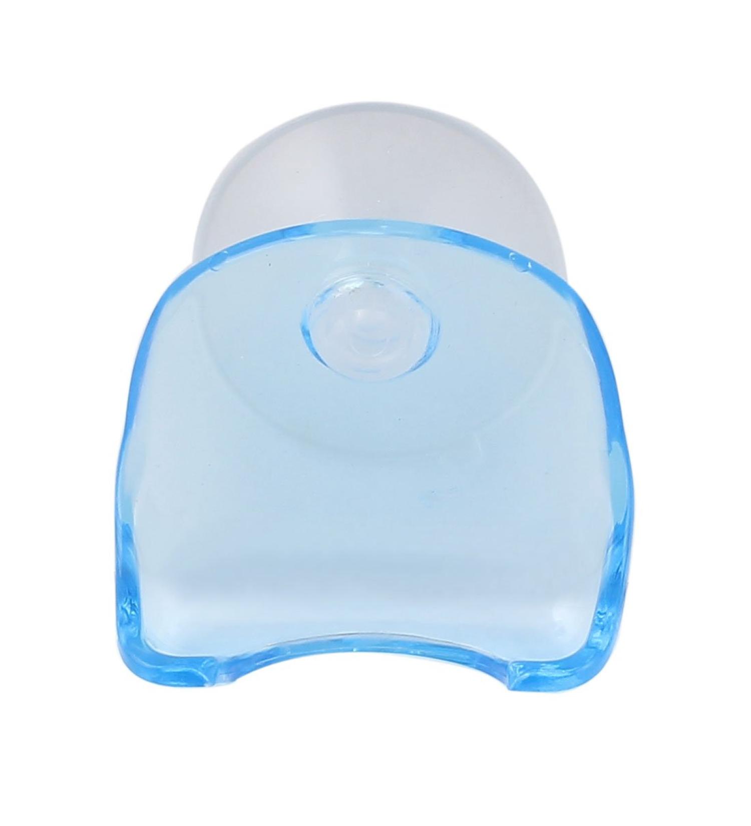Ruilogod Plastic Suction Cup Holder for Razors & Shavers - Clear Blue Storage Hanger | International Shipping - Buy Online on GoSupps.com