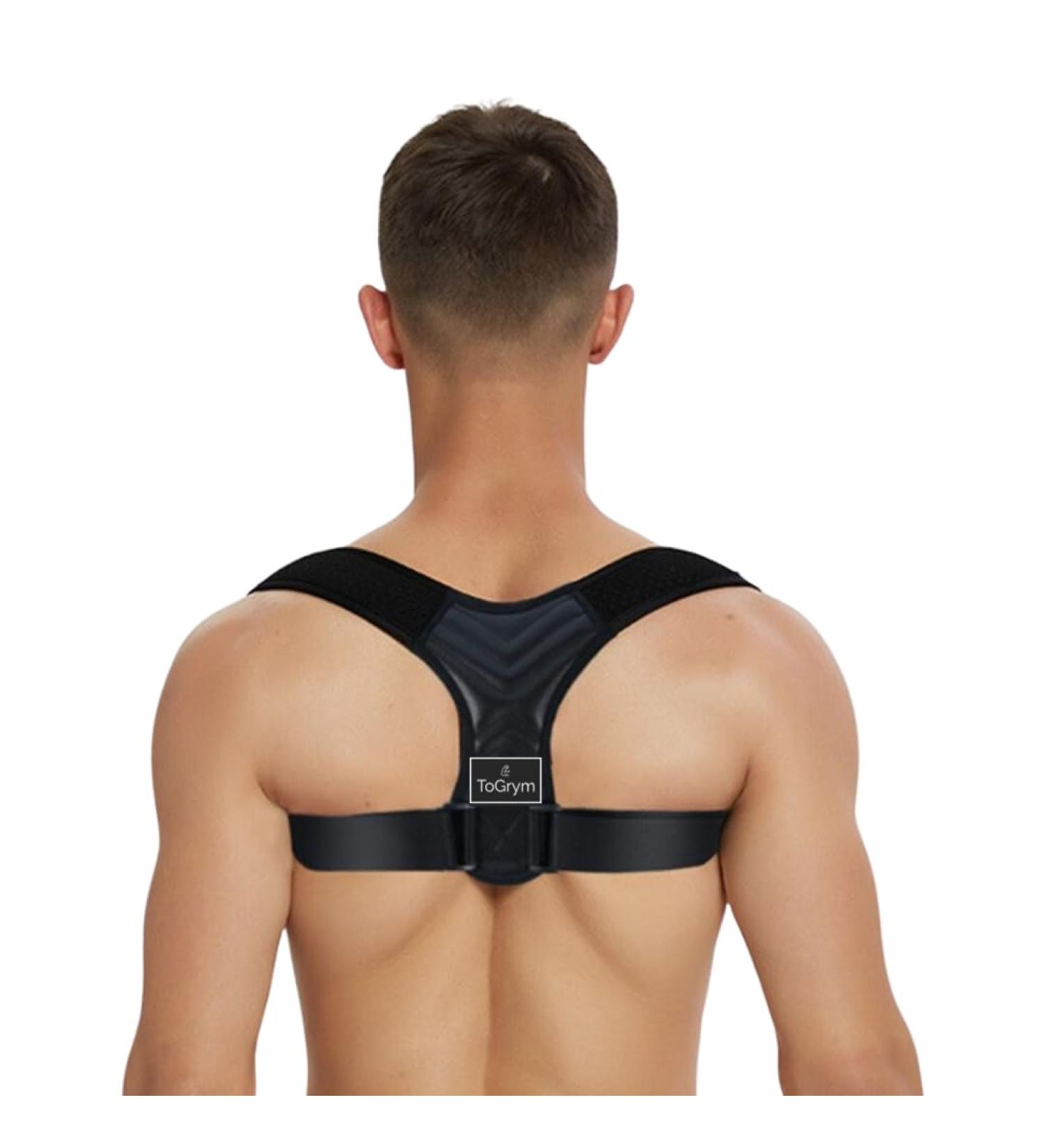 Posture Corrector for Men & Women | Adjustable Back Straightener & Support Brace for Upper Back & Shoulders - Breathable & Discreet (Small - Buy Online on GoSupps.com