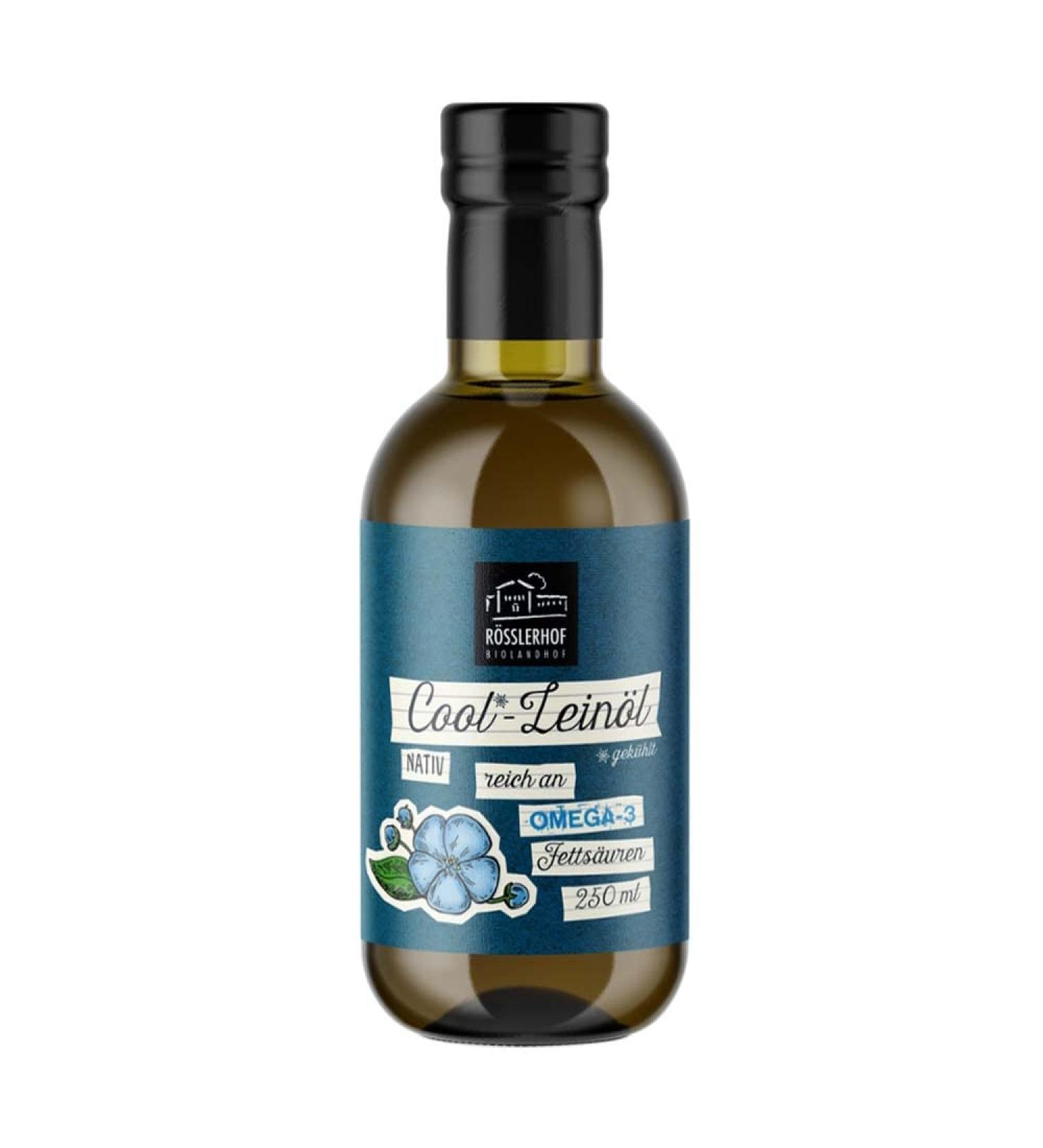 R sslerhof linseed oil from Upper Swabia BIOLAND chilled 250ml (pack of 12)