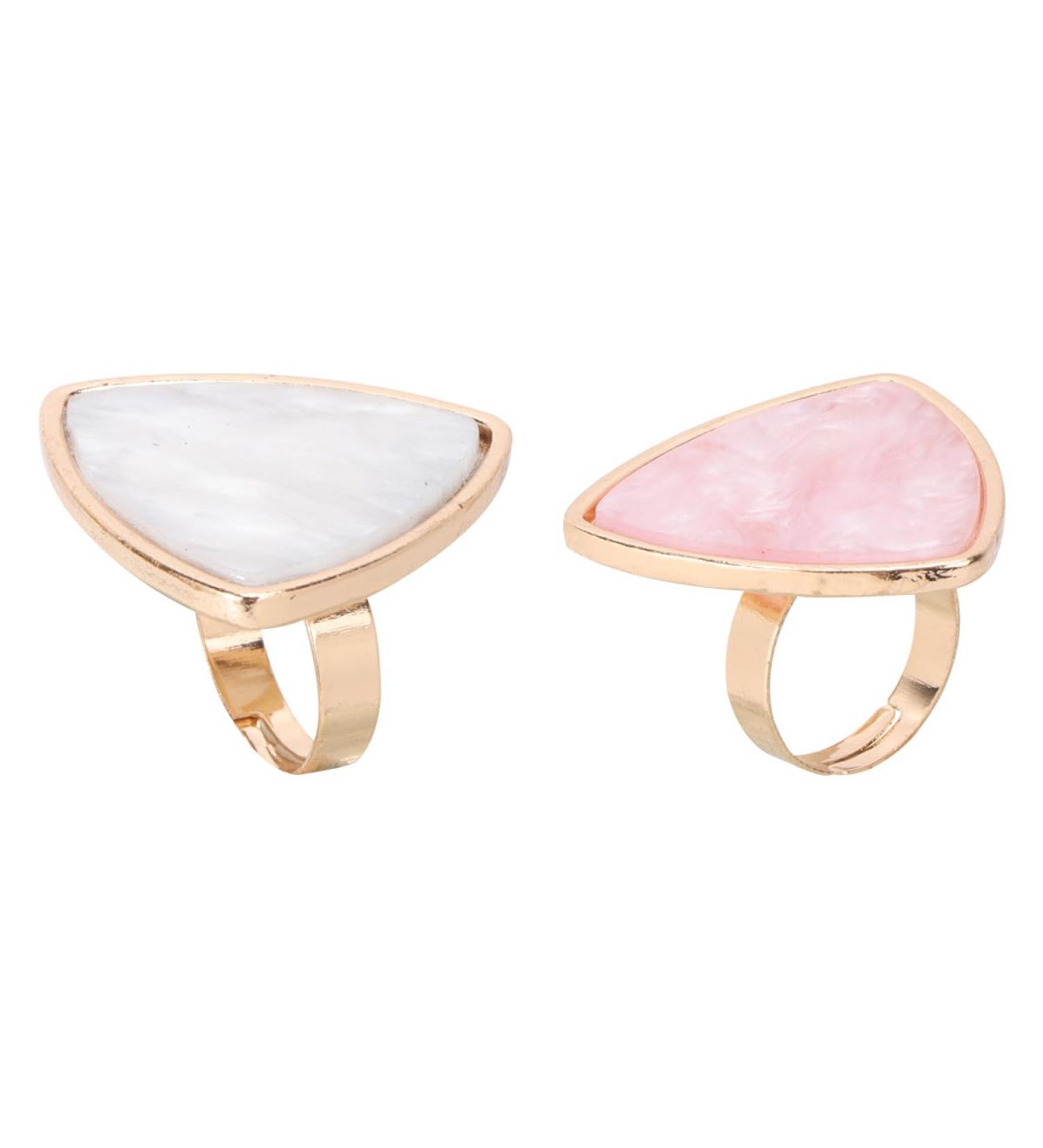 TOYANDONA Lot de 2 Palettes pour Nail Art de Coquillage Palettes de M lange pour Bagues Grand Format Motifs Marbre Blanc et Rose Outil Professionnel pour Couleurs Vernis et Pigments - Buy Online on GoSupps.com