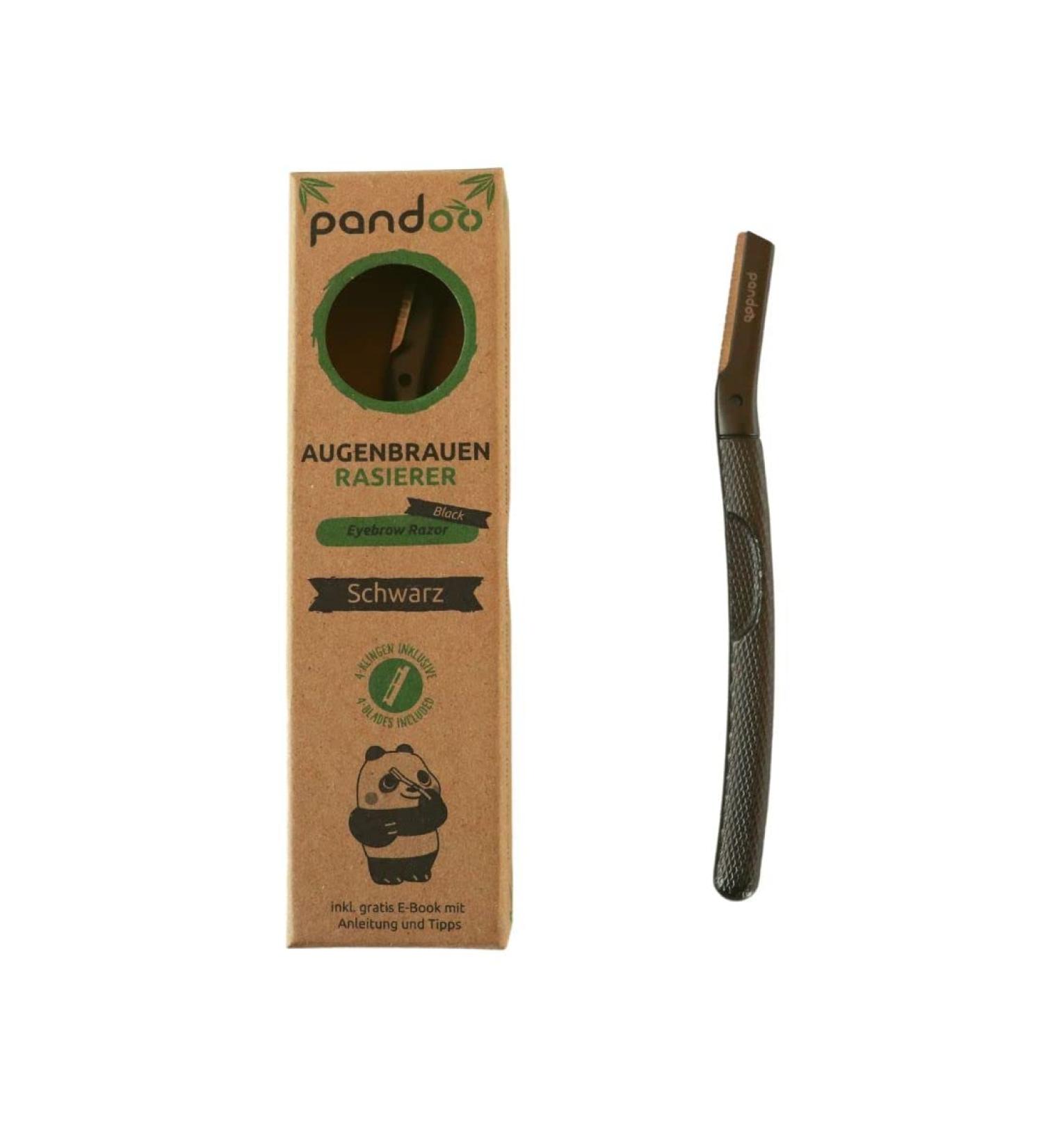 Metal Eyebrow Razor - Reusable with 4 Blades Face Hair Remover - Available in Black & More Colors - Buy Online on GoSupps.com