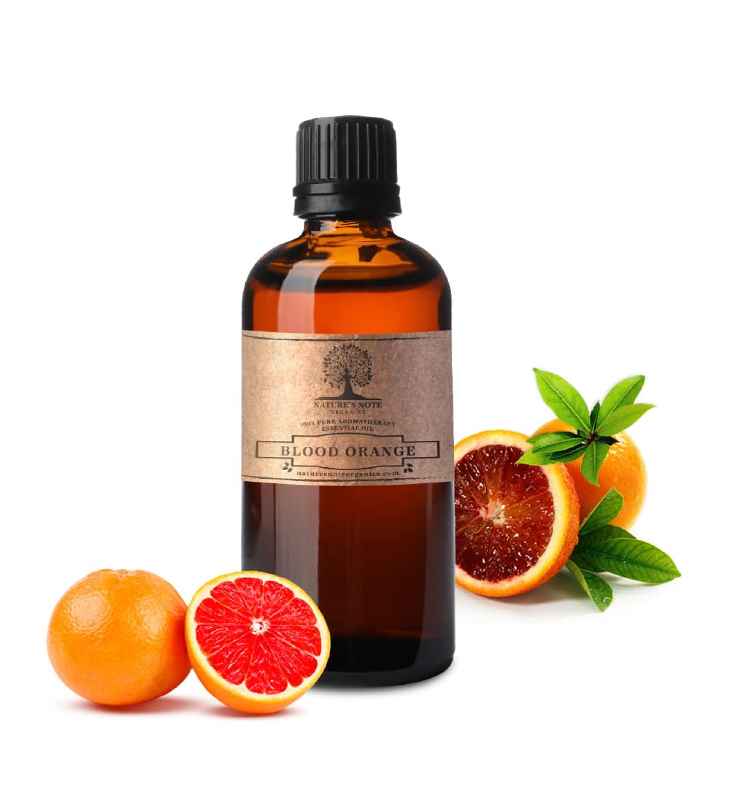Blood Orange Essential Oil - 100% Pure Aromatherapy Grade Essential Oil by Nature's Note Organics - 0.3 Fl Oz 1 Fl Oz (Pack of 1) - Buy Online on GoSupps.com