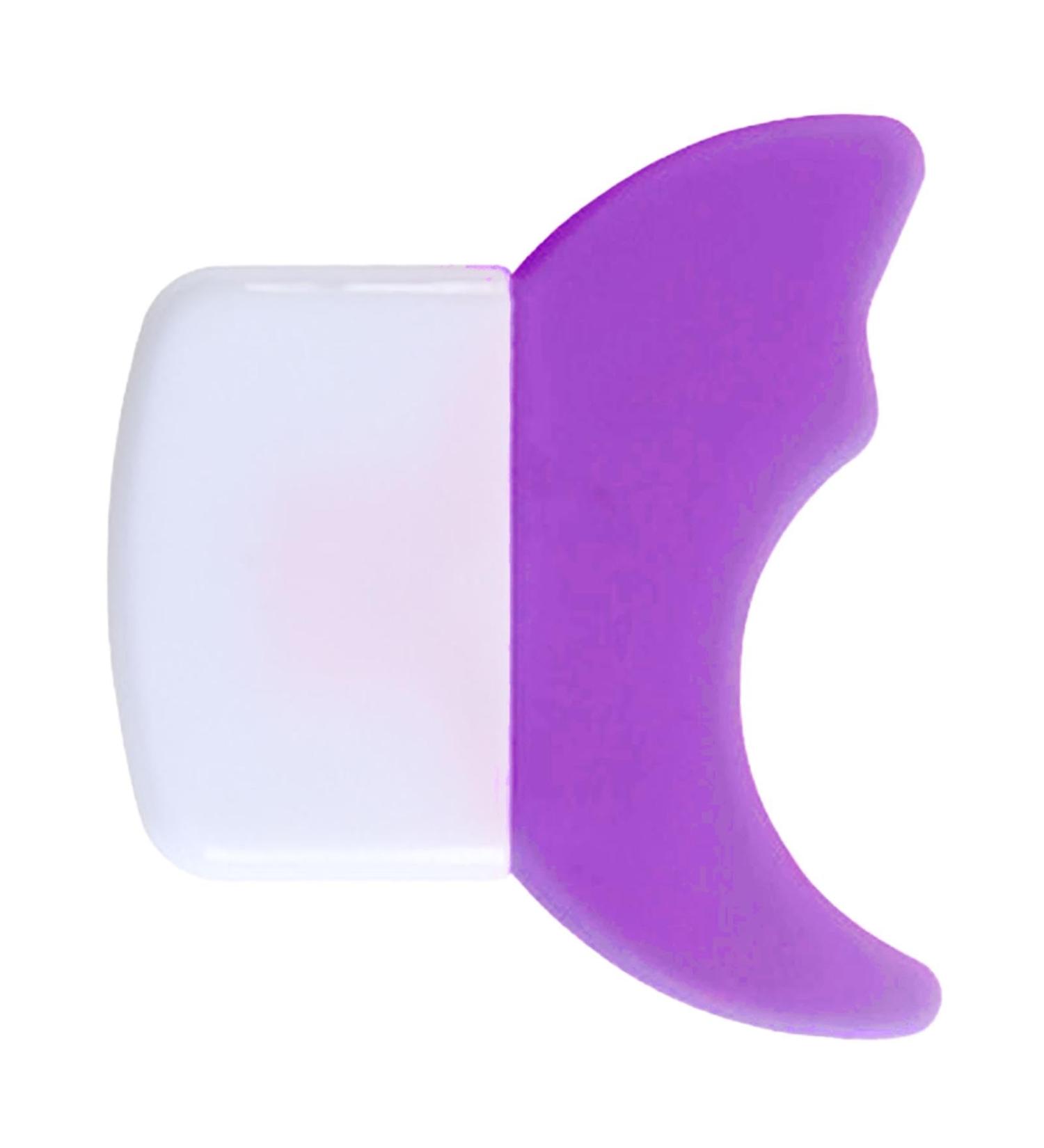 Mascara Eyelash Deflector Eyelash Applicator Prevent Smudge Double Arc Silicone For All Face Shapes (Purple) - Buy Online on GoSupps.com