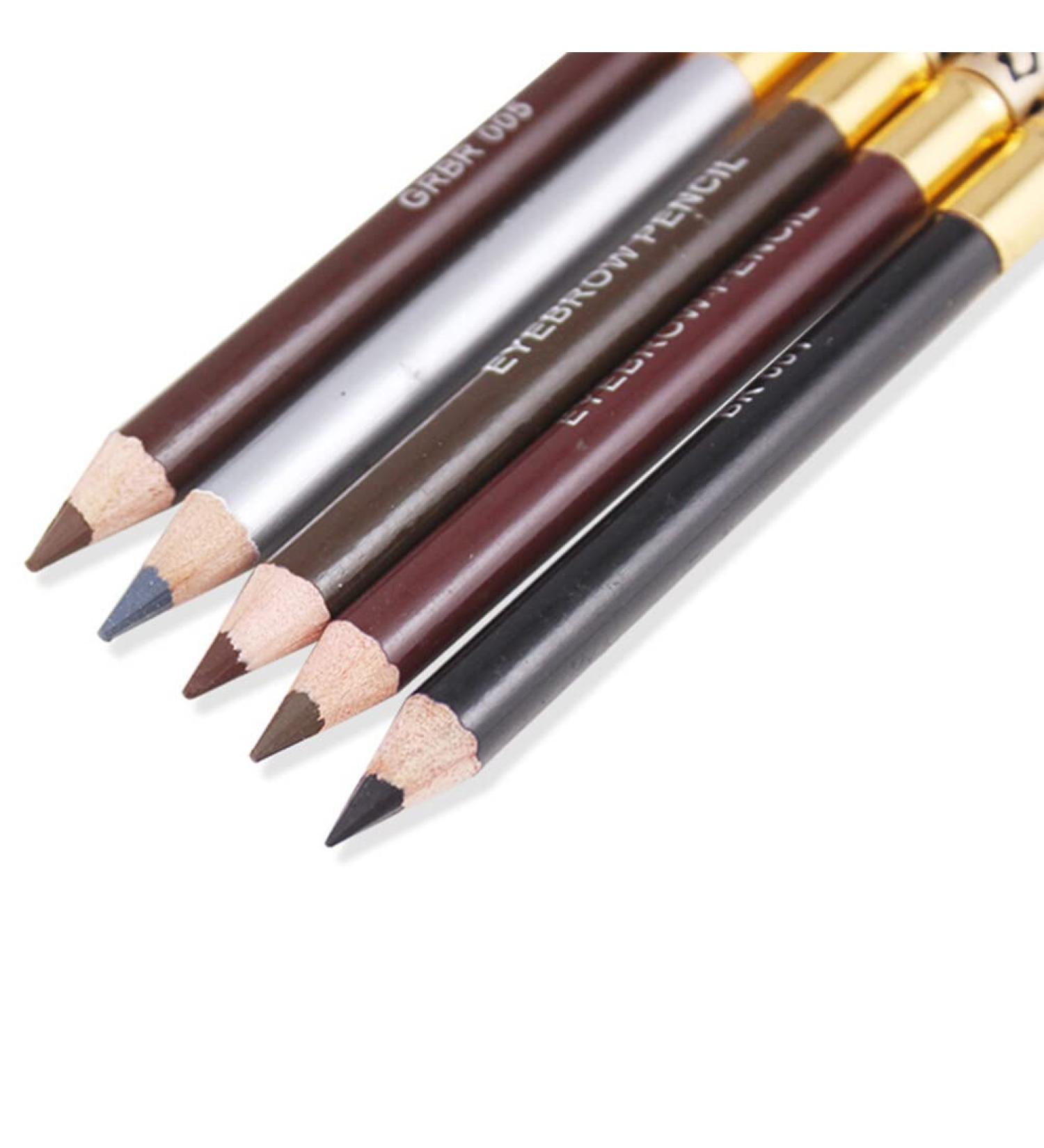 Baluue 2pcs Eeyebrow Pen with Brush Eyebrow Definer Pencil Eyebrow Makeup Long Lasting Waterproof Dark Coffee 3# 1 count (Pack of 1) Dark Coffee 3 - Buy Online on GoSupps.com