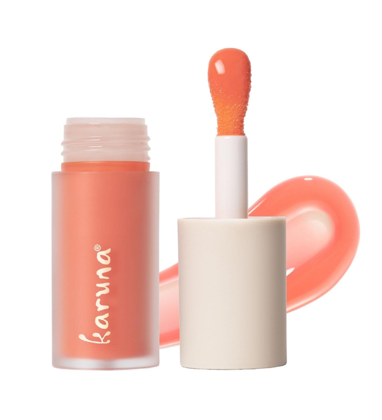 Karuna Skin - Tinted Lip Oil Soothing & Moisturizing Lip Products with Peptides Antioxidants Hydrating Flattering Vegan Lip Tint Pause 4.8 mL/0.16 fl. oz - Buy Online on GoSupps.com