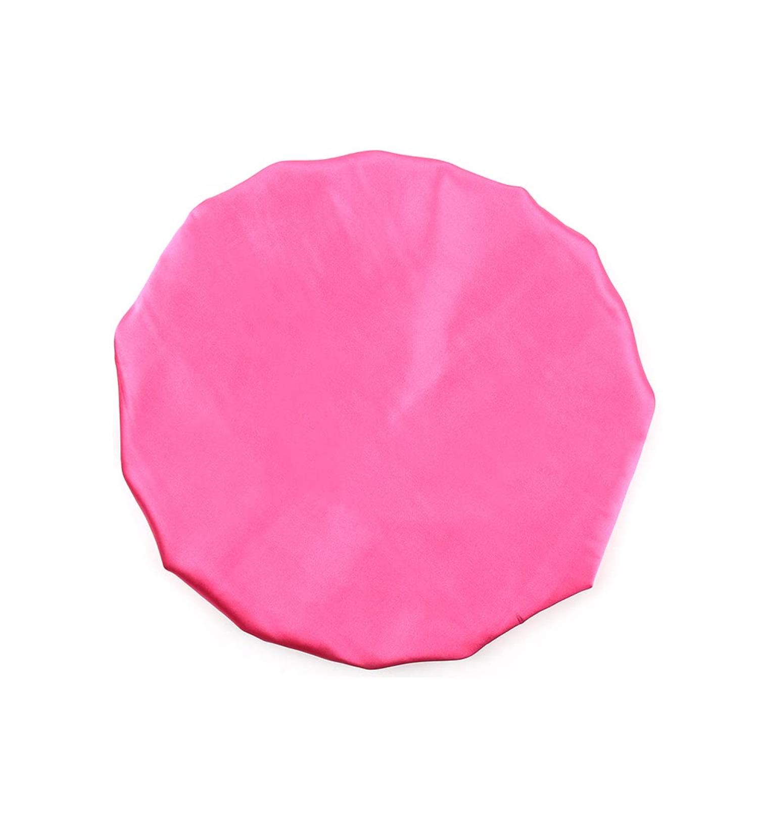 Greatremy Kids Satin Braid Bonnet - Double Layer Silky Night Hat for Curly Hair - Rose - Buy Online on GoSupps.com