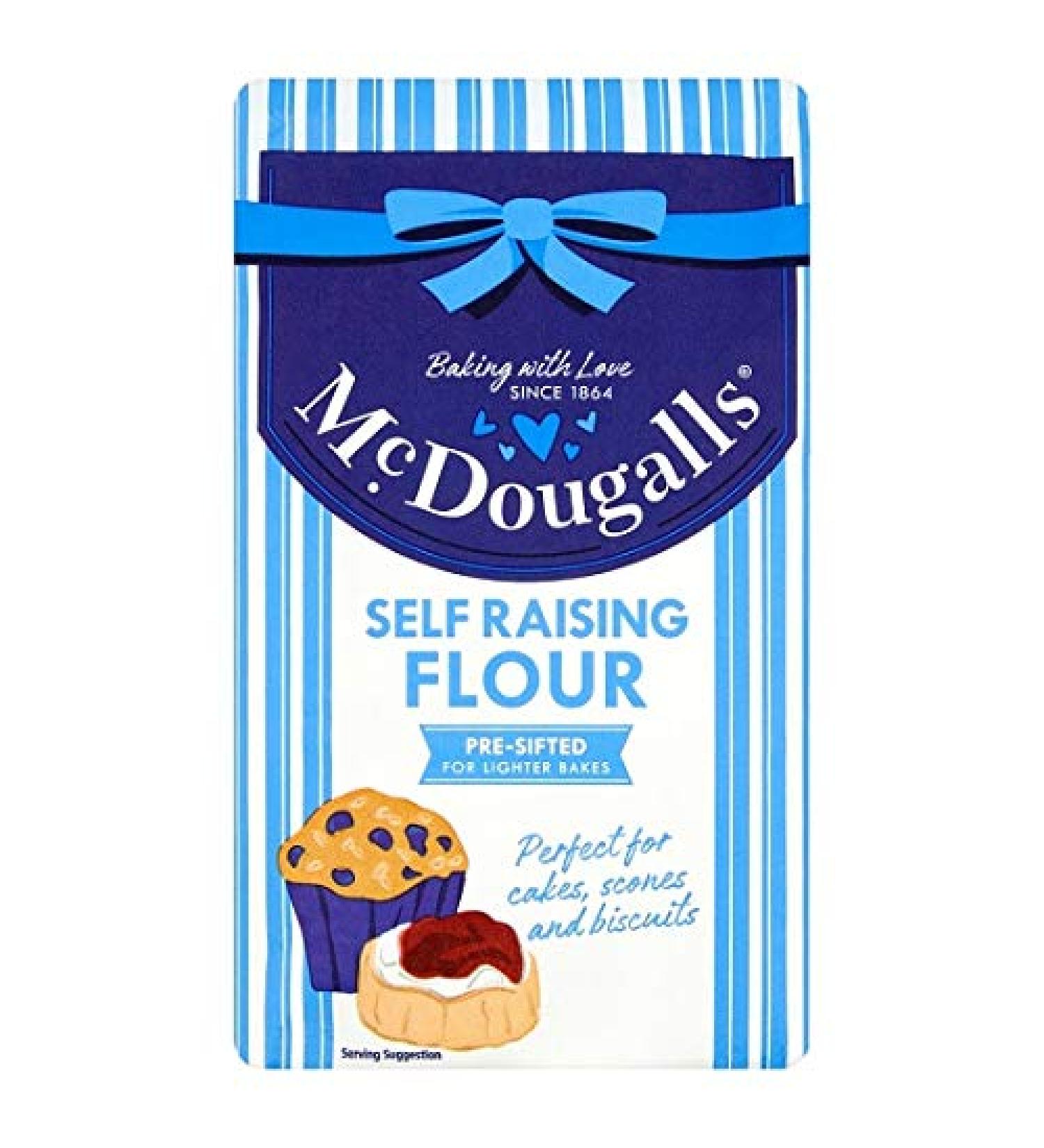 McDougalls Pre-Sifted Self-Raising Flour 500 g Bag (Pack of 1)