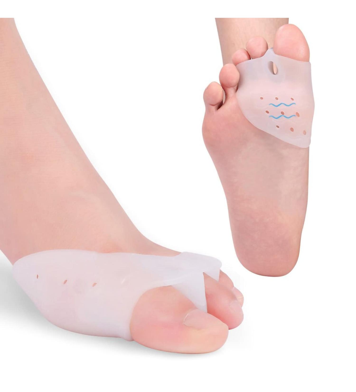 Bunion Corrector Gel Toe Separator - Toe Alignment & Hammer Toe Straightener with Forefoot Cushions - Buy Online on GoSupps.com