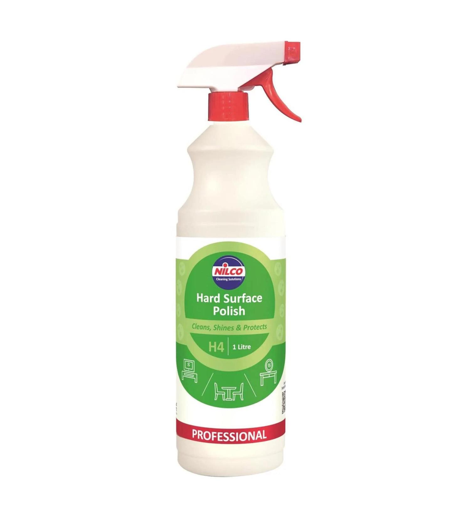Nilco H4 Hard Surface Polish 1L - Professional Grade Polish for Shiny Surfaces - Buy Online on GoSupps.com