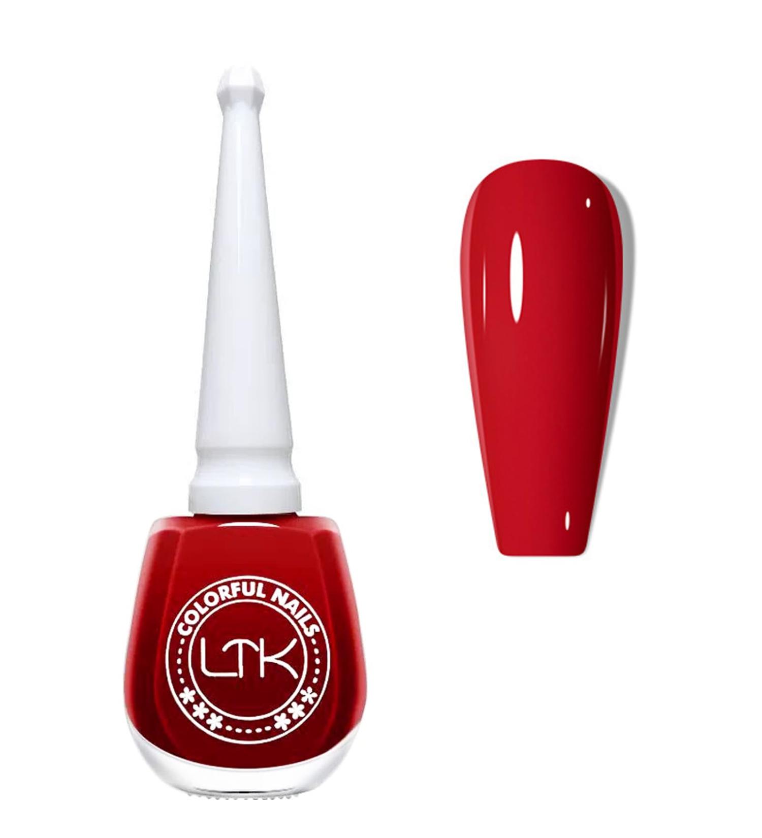 Red Nail Polish - Red Nail Varnish - Breathable Nail Polish - Quick Dry Nail Polish - Long Lasting Chip Resistant & Quick Drying Nail Polish for DIY Nail Art Manicure at Home - No UV Needed - Buy Online on GoSupps.com