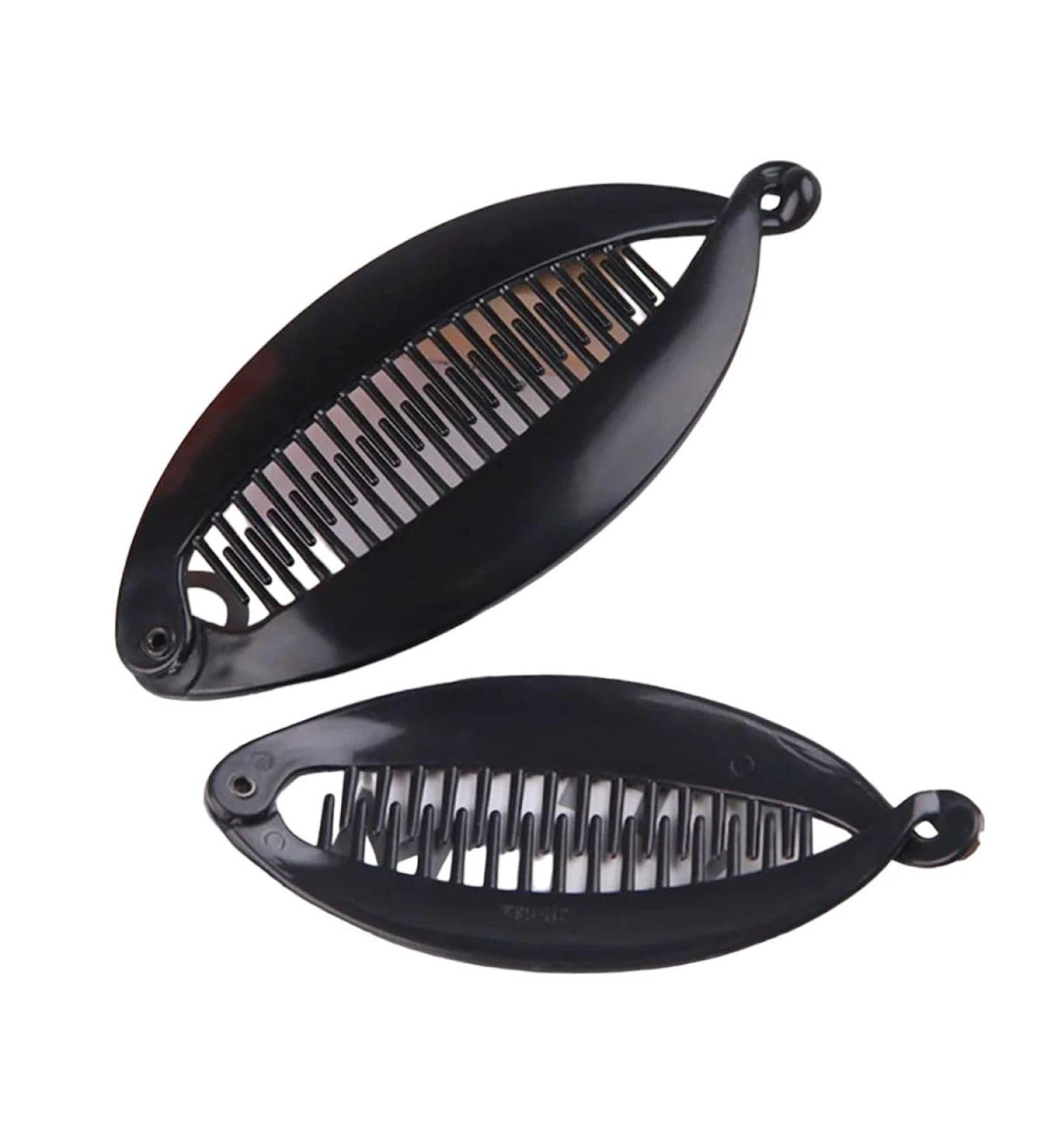 New 2025 New Hair Claws Clip Fish Shape Banana Barrettes Black Brown Hairpins Hair Accessories For Women Clamp Jewelry Fashion Accessories Creative Gift - Buy Online on GoSupps.com