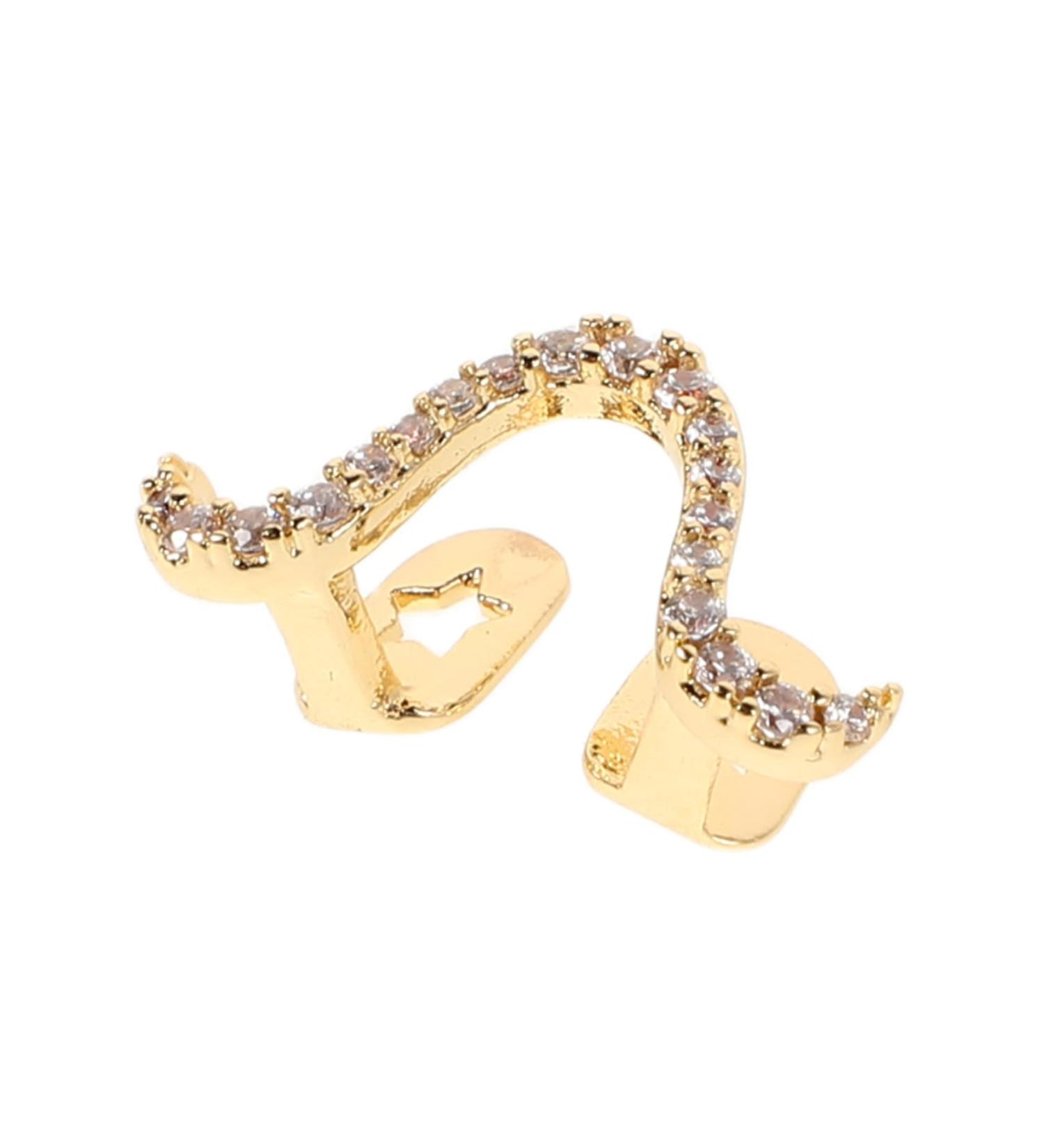  NOLITOY NOLITOY Braces Hip Hop Costume For Men Teeth Caps Fake Gold Grills Vampire Teeth Rapper Costume Ladies Gold Digger Costume Ladies Teeth Jewelry Tooth Cap Waltz Grill Rhinestones Golden - Buy Online on GoSupps.com