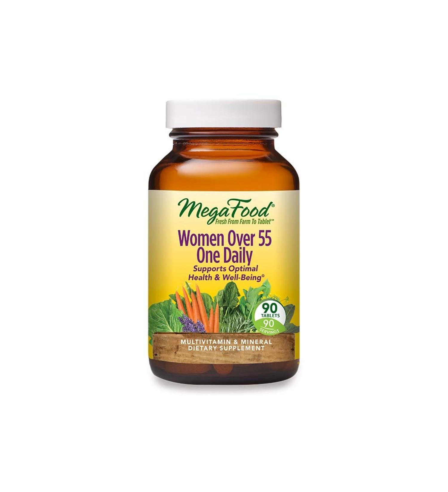 Shop MegaFood Women Over 55 One Daily - 90 Tablets for Optimal Health - Buy Online on GoSupps.com