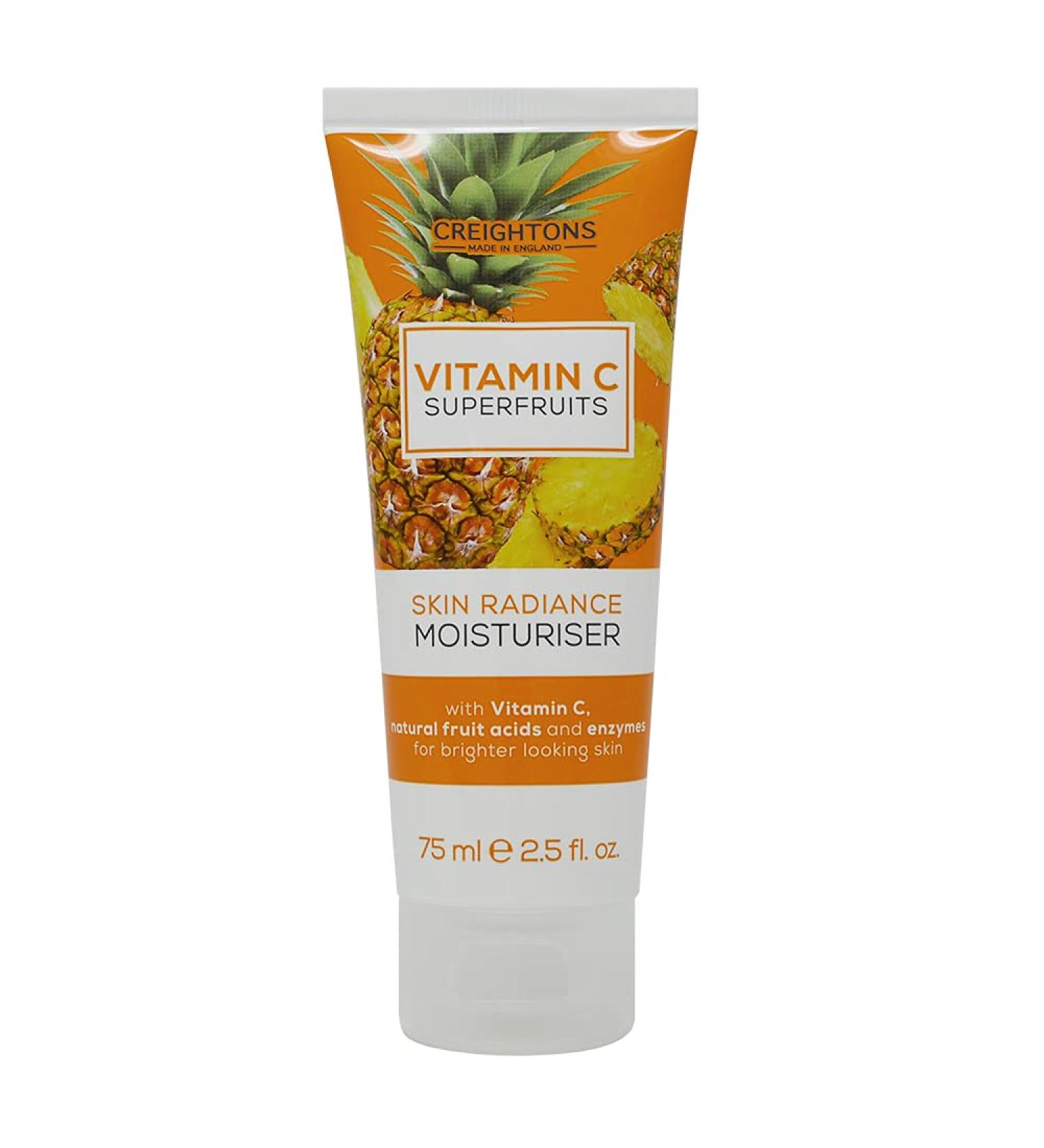 Creightons Vitamin C Superfruits Skin Radiance Moisturiser (75ml) - Formulated with Vitamin C Natural Fruit Acids and Enzymes for Brighter Skin - Buy Online on GoSupps.com