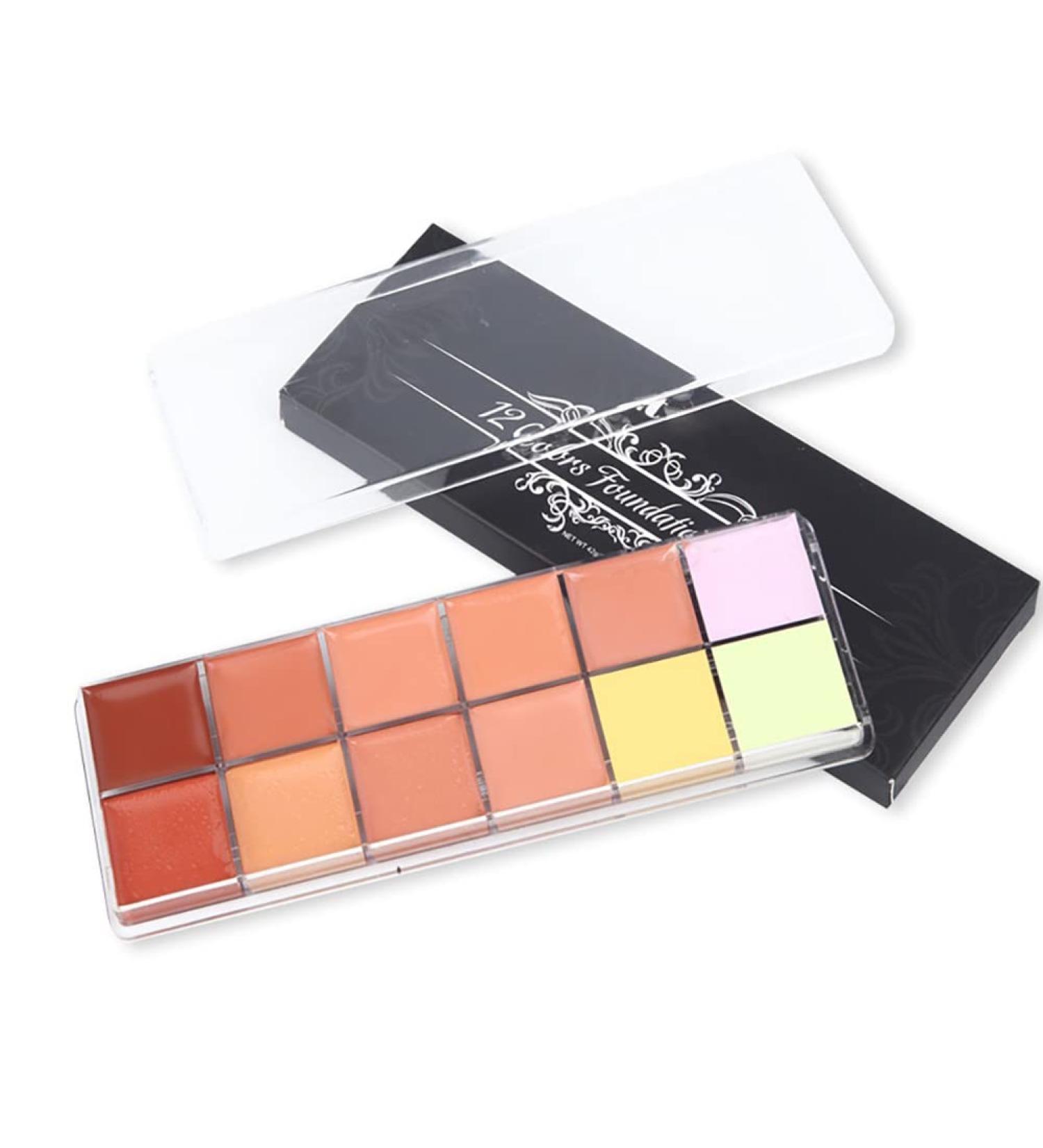Symeas Concealer Palette - 12 Shades Professional Makeup Set for Flawless Daily Foundation - Buy Online on GoSupps.com