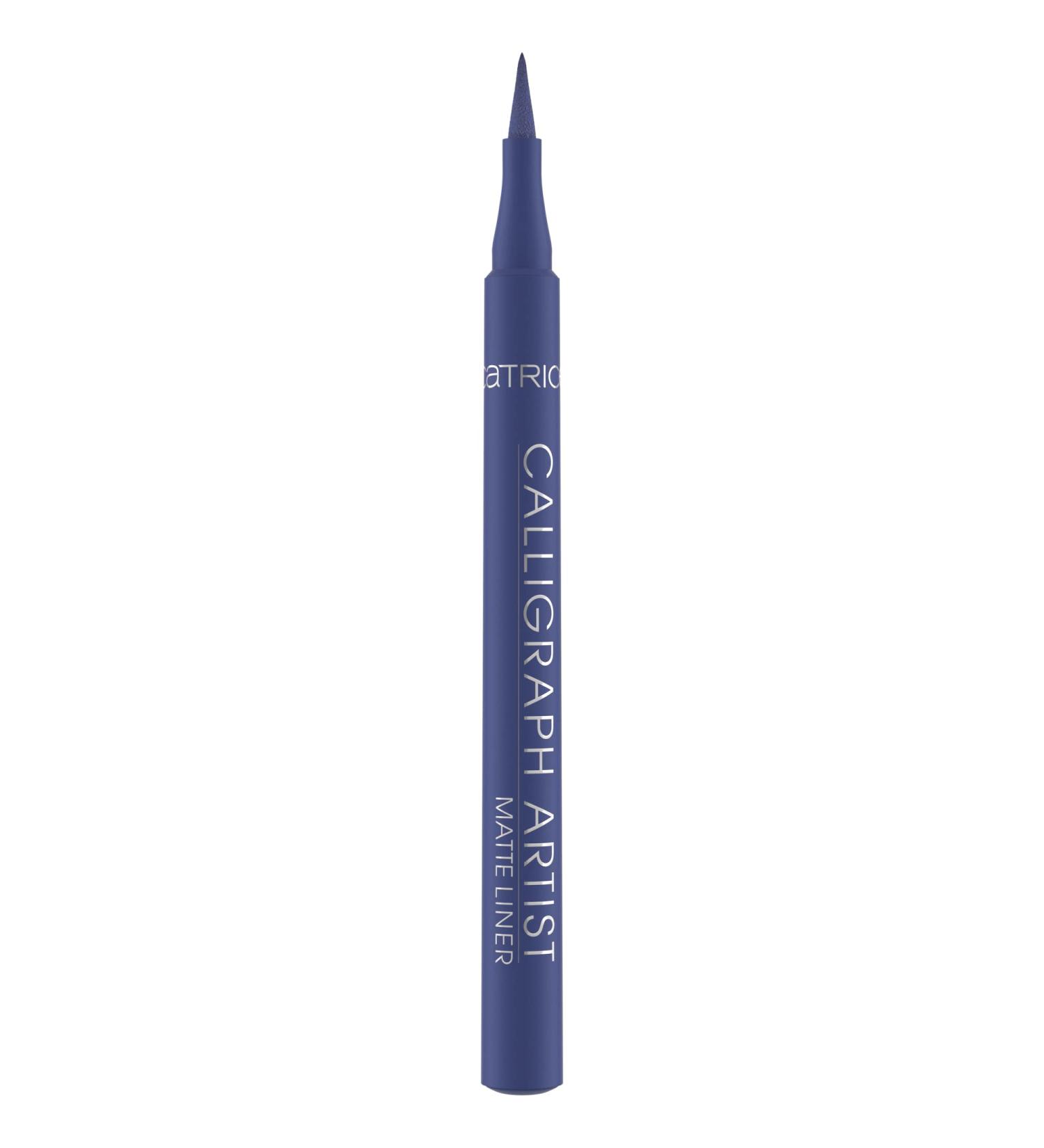 Catrice Calligraph Artist Matte Liner No. 060 - Vegan Blue Eyeliner Color-Intensive Matt Finish 1.1ml Microplastic & Perfume-Free - Buy Online on GoSupps.com