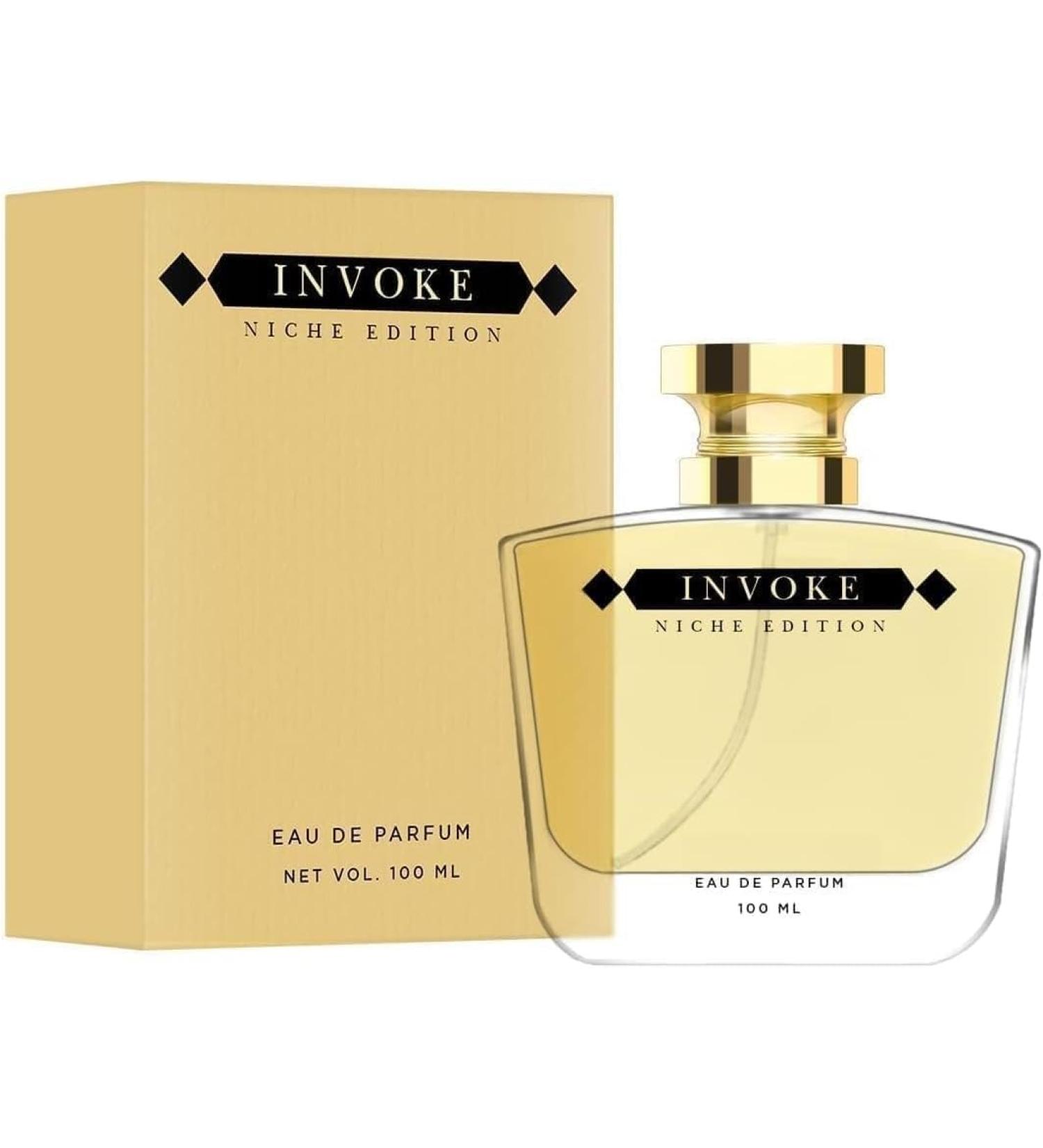 Invoke Perfume for Men | Luxury Gift | Extra Long Lasting Smell | Premium French Fragrance Scent | Eau De Parfume | 100ml - Buy Online on GoSupps.com