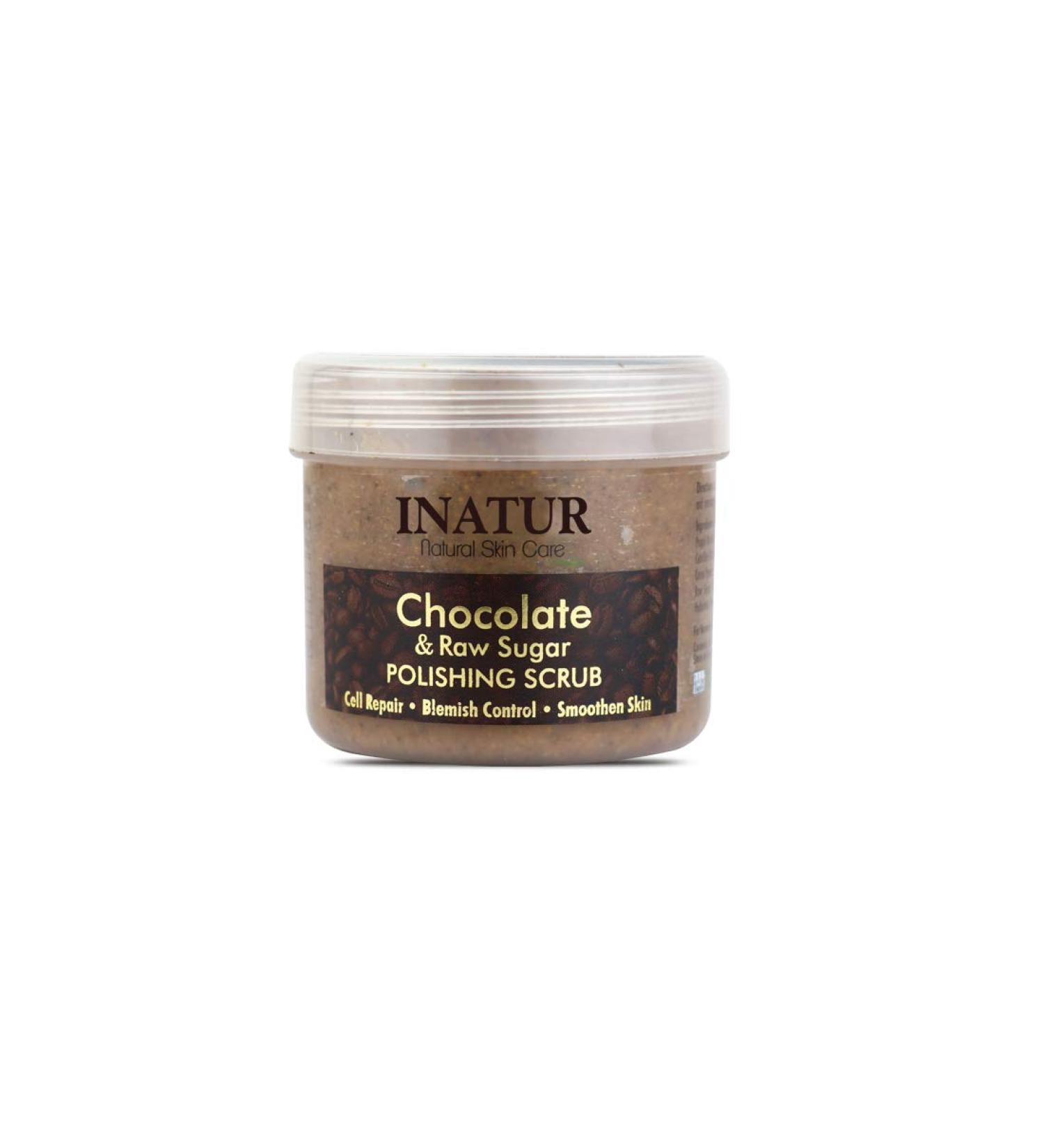 Chocolate & Raw Sugar Polishing Face Scrub 125gm - Nourish & Exfoliate Your Skin | International Shipping Available - Buy Online on GoSupps.com