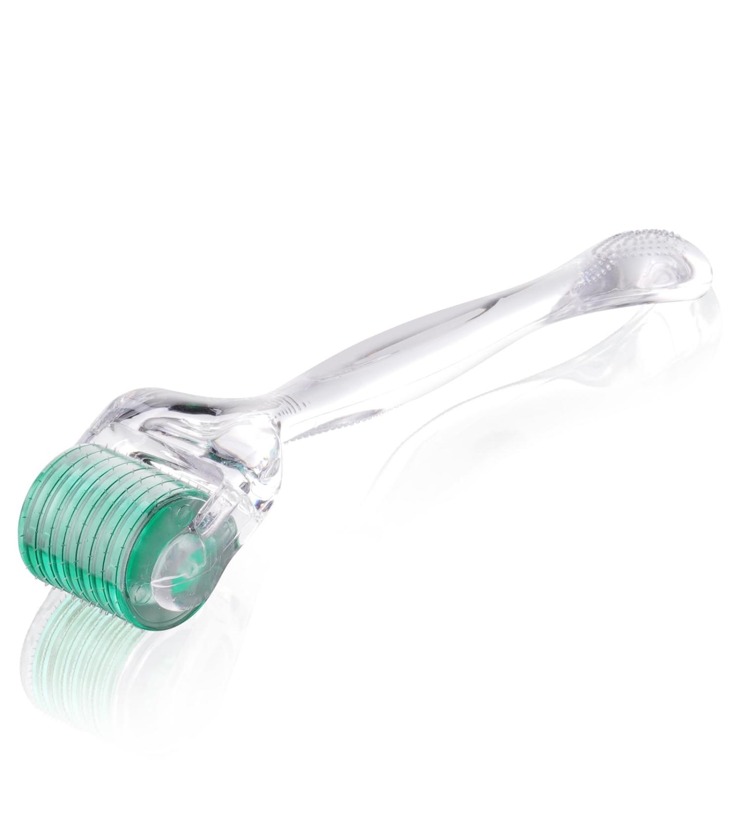 ACWOO Derma Roller 0.5mm Titanium Needles Beard Roller for Men and Women Beard Growth Roller Microneedle Roller for Stimulate Beard and Hair Growth Fine Lines Enlarged Pores Skin Care (0.5mm) - Buy Online on GoSupps.com