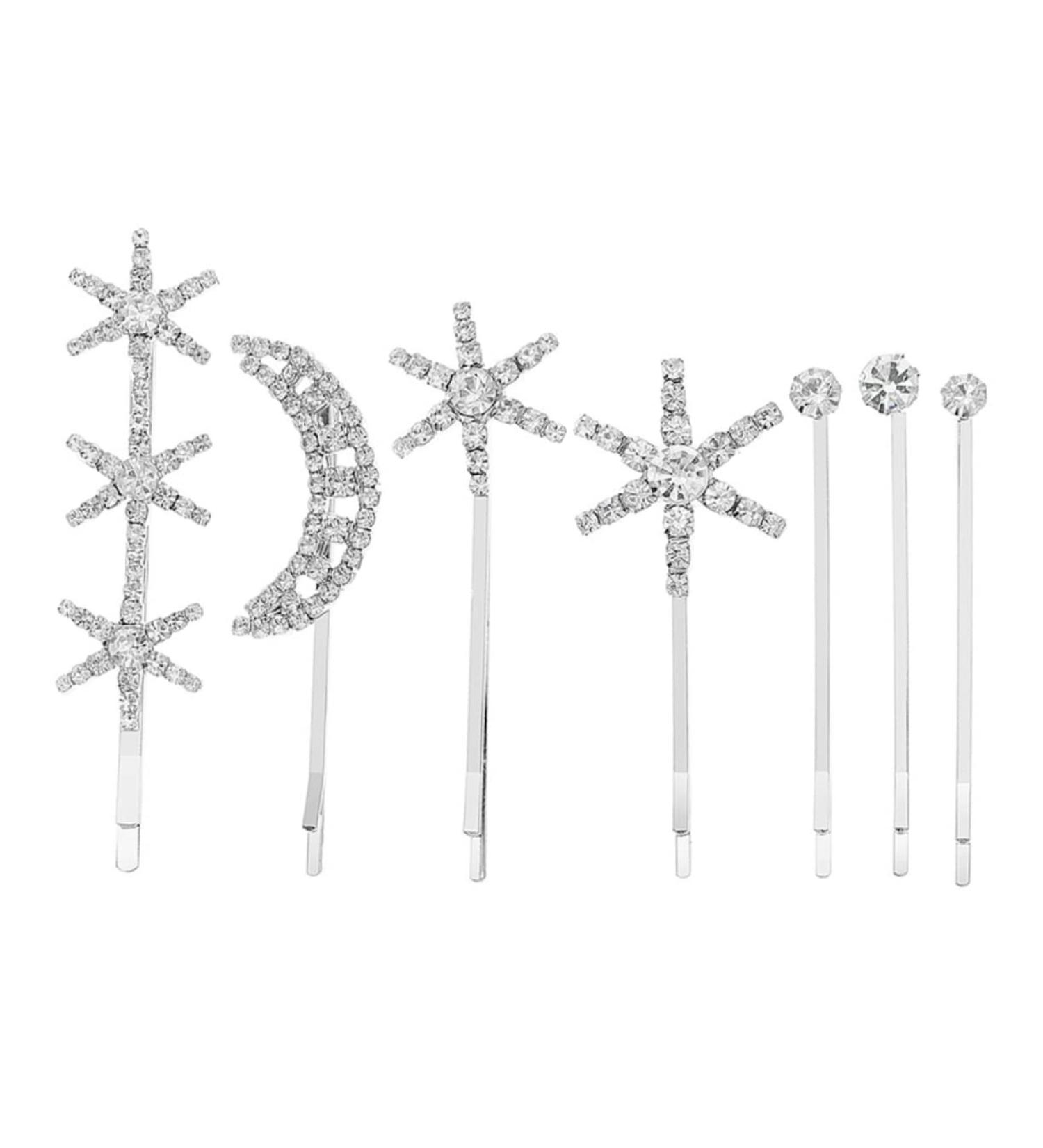 FRCOLOR 2 Sets Fringe Bobby Pin Hair Barrettes for Women Rhinestone Hair Clip Hair Clips Hair Accessories Side Clip Star Hair Clip Rhinestone Barrettes Alloy Wild Issue Card - Buy Online on GoSupps.com