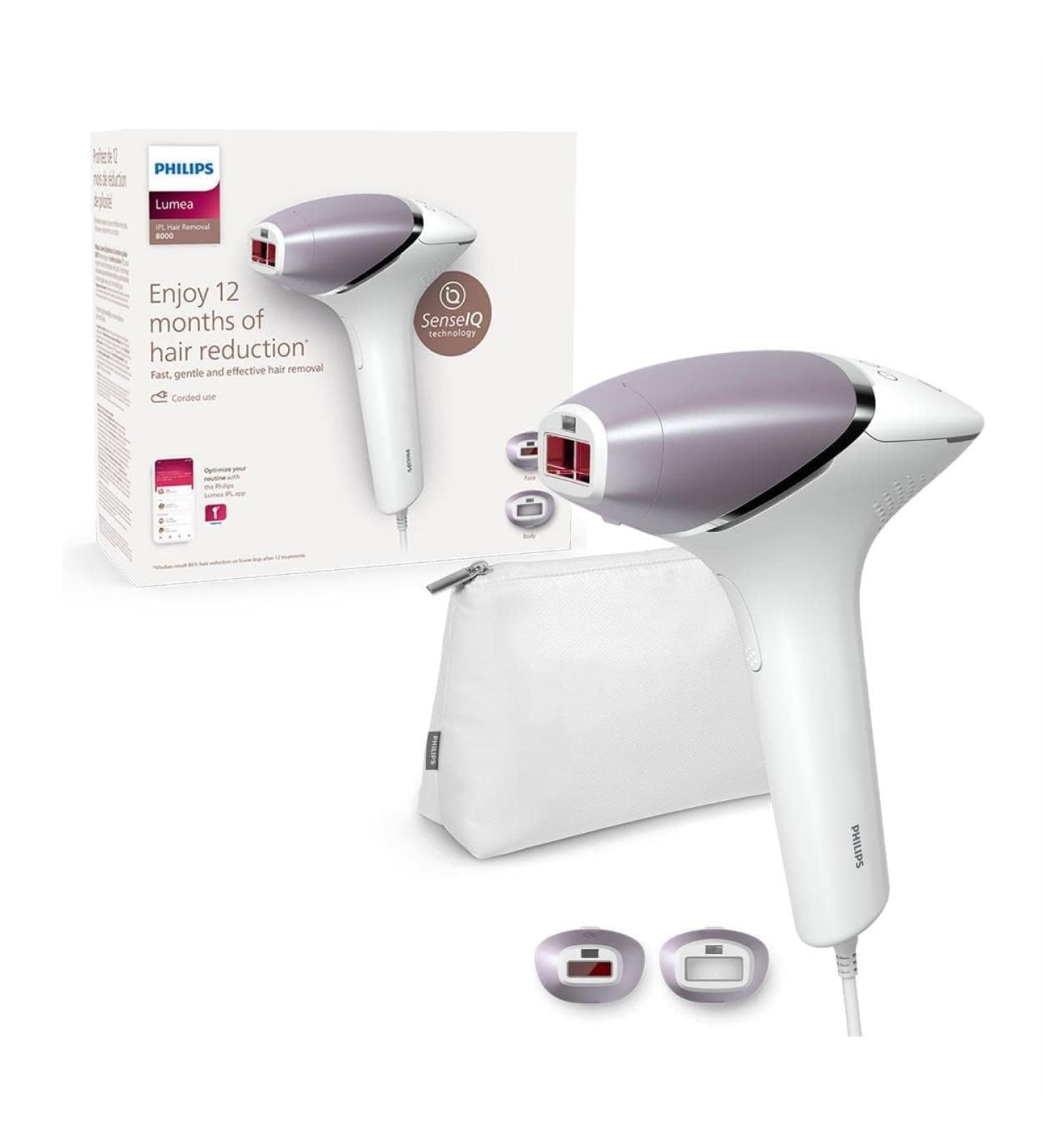 Philips Lumea IPL Hair Removal Device 8000 Series - SenseIQ Technology Body & Face Attachments (Bri944/00) - Buy Now Global Shipping Available - Buy Online on GoSupps.com