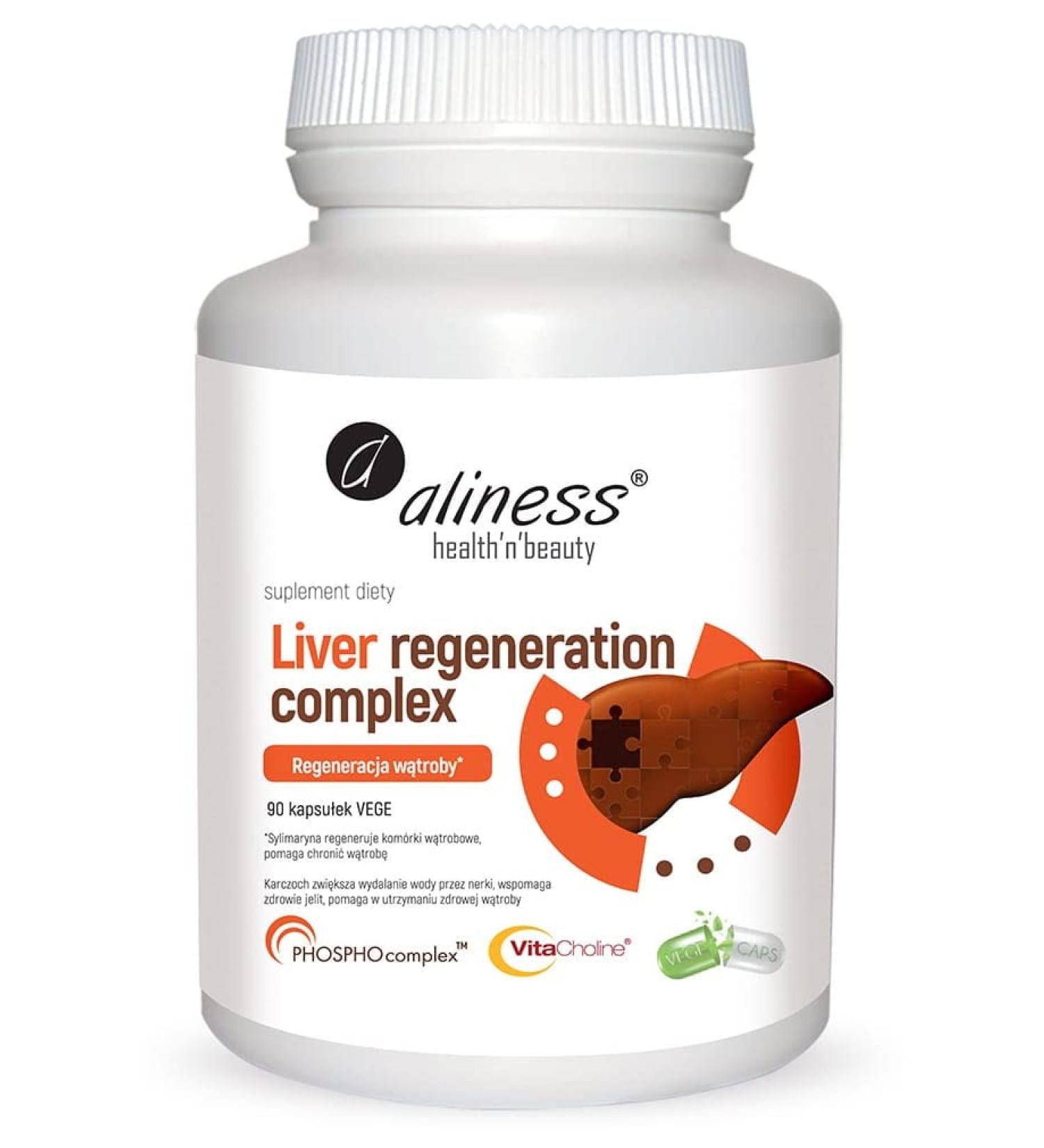  Aliness Aliness Liver Regeneration Complex | Healthy Dietary Supplements for Women & Men | 90 Capsules | Liver Cleansing & Rinsing - Buy Online on GoSupps.com
