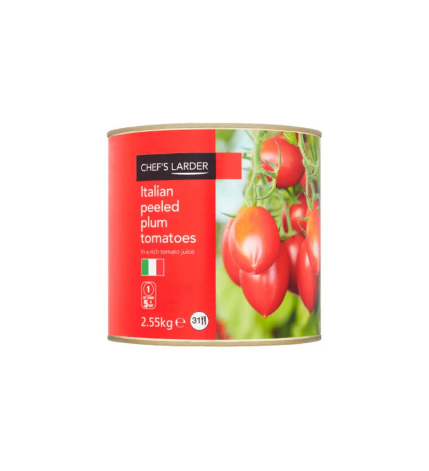 Chef's Larder Italian Peeled Plum Tomatoes 2.55kg x 6