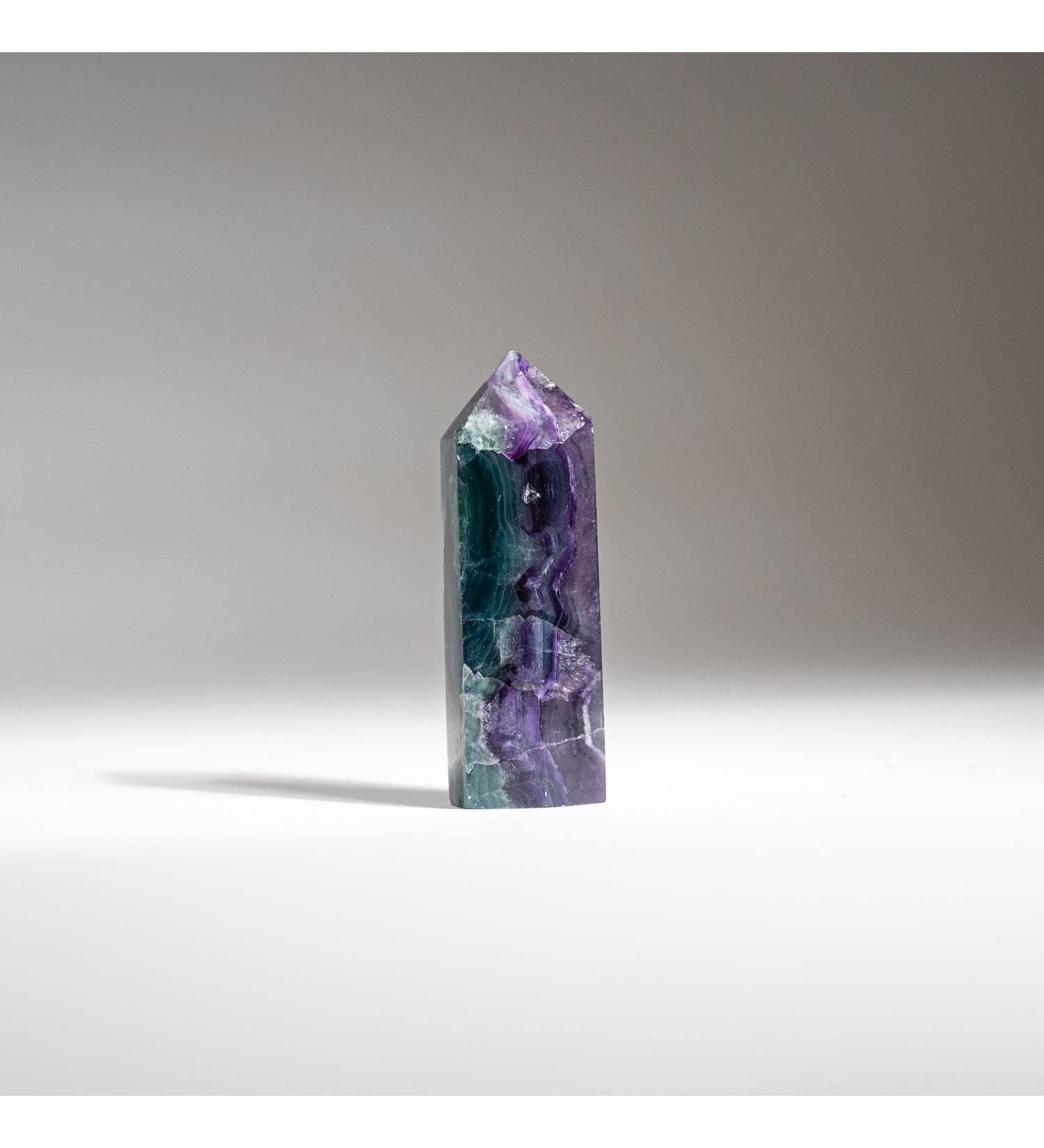 Buy Rainbow Fluorite Point from Mexico - 63.4g RFP128 | International Shipping Available - Buy Online on GoSupps.com