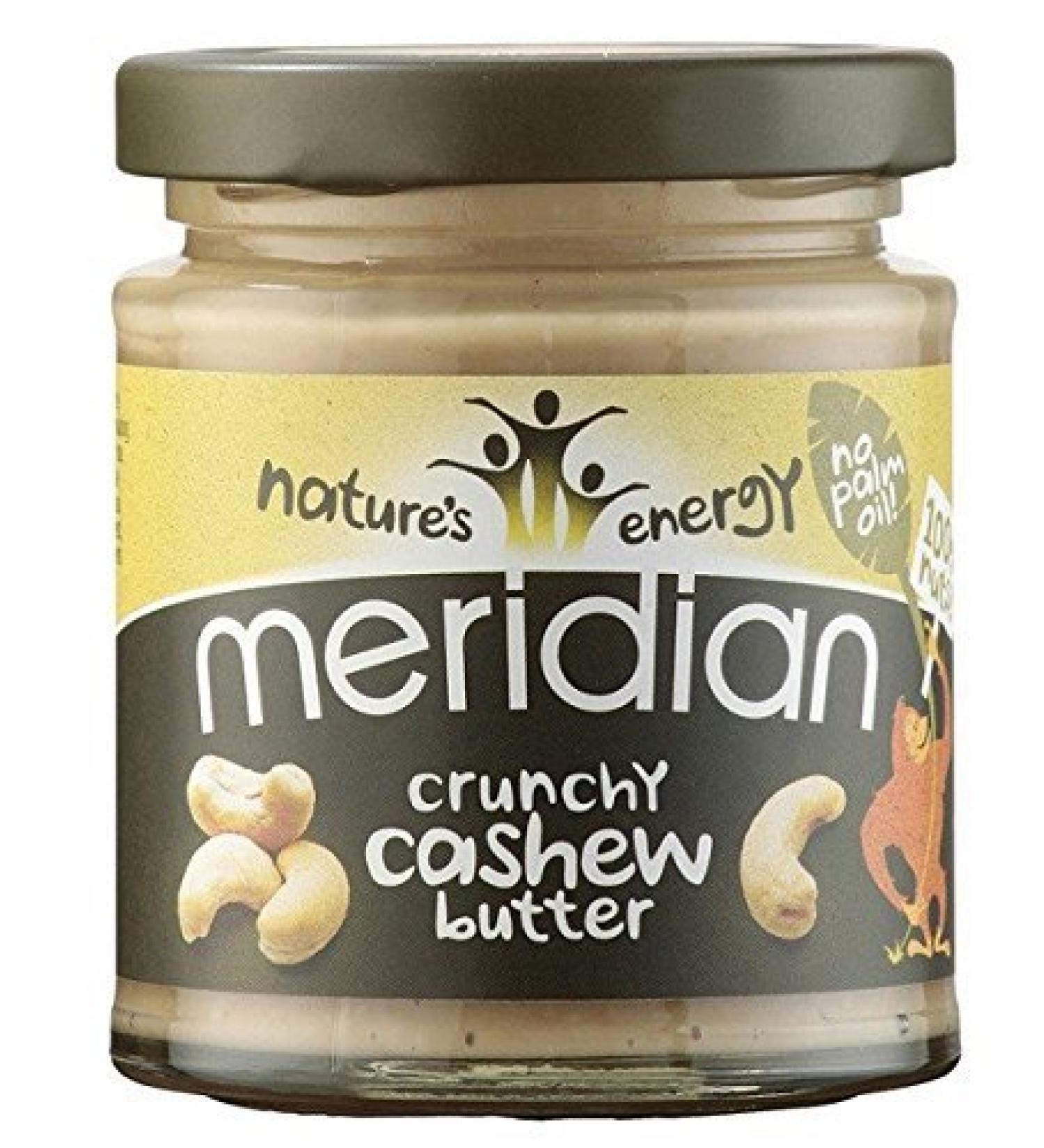 Meridian Meridian Crunchy 100% Cashew Butter 170g