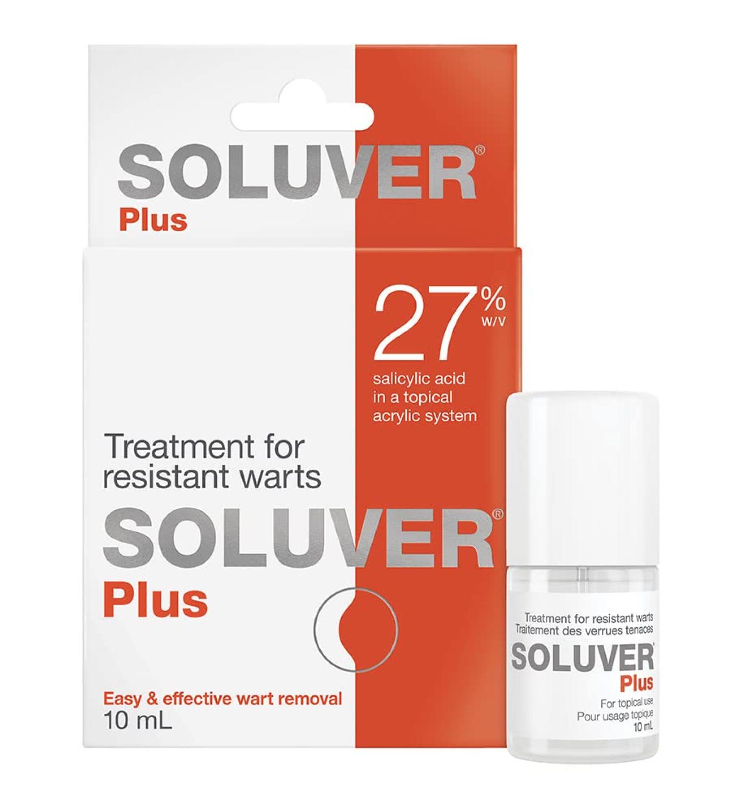 Soluver Plus - Treatment for resistant warts - Buy Online on GoSupps.com