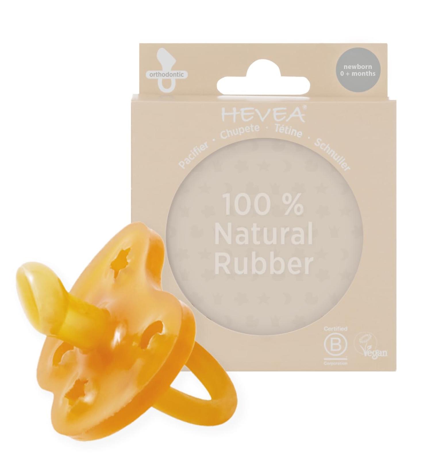 Natural Rubber Orthodontic Pacifier for Newborns 0+ Months - Single Pack | Safe & Eco-Friendly - Buy Online on GoSupps.com