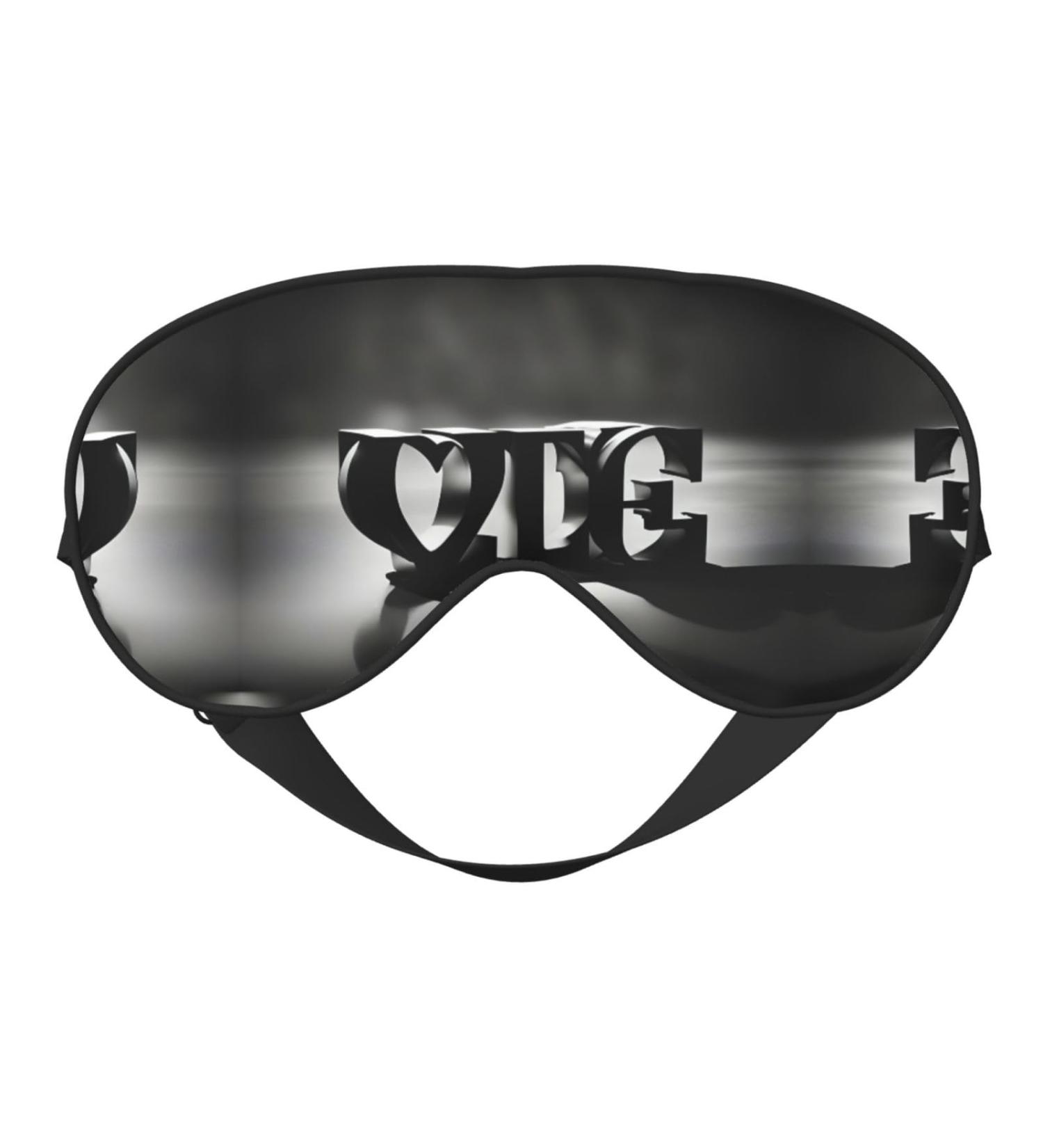 Love Font Soft Sleep Eye Mask Female Breathable Eye Patch Perfect for Travel and Relaxation - Buy Online on GoSupps.com
