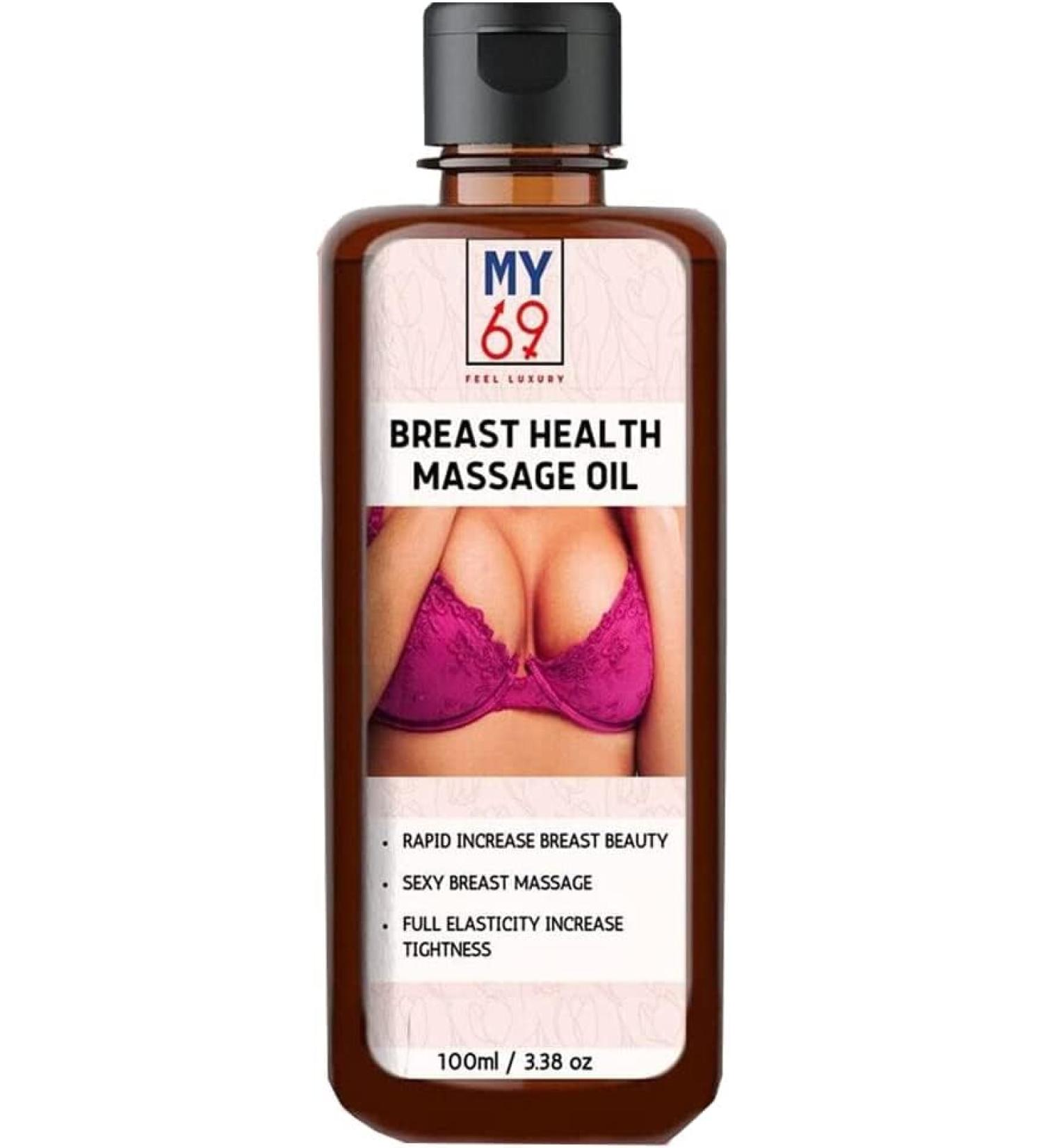 BlueQueen Natural Breast Enhancement Oil | Firming & Lifting Massage Oil | Organic Botanicals for Breast Health (3.38 fl oz - Buy Online on GoSupps.com