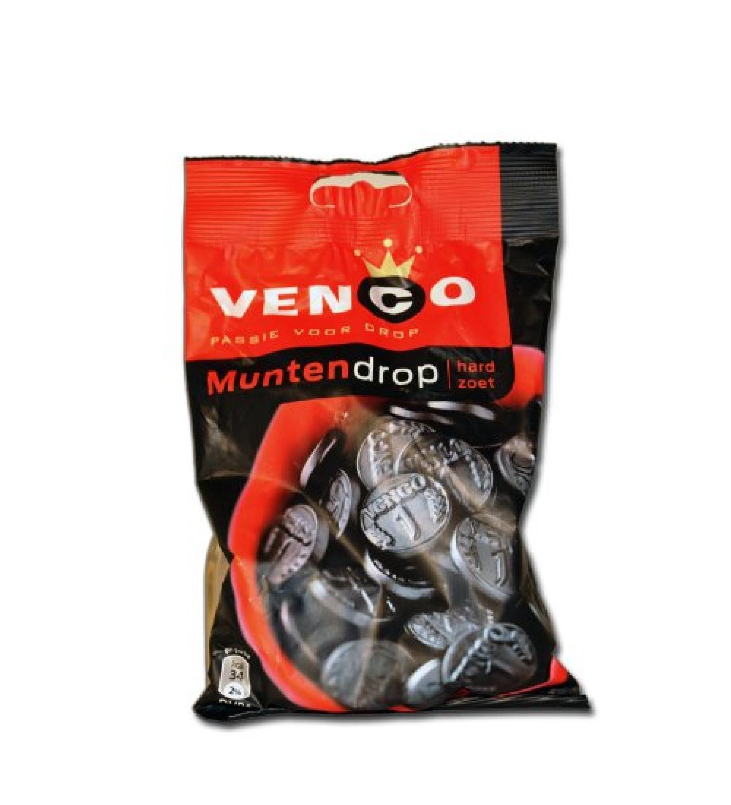 Venco Muntendrop Pack of 10 liquorice talers 255 g