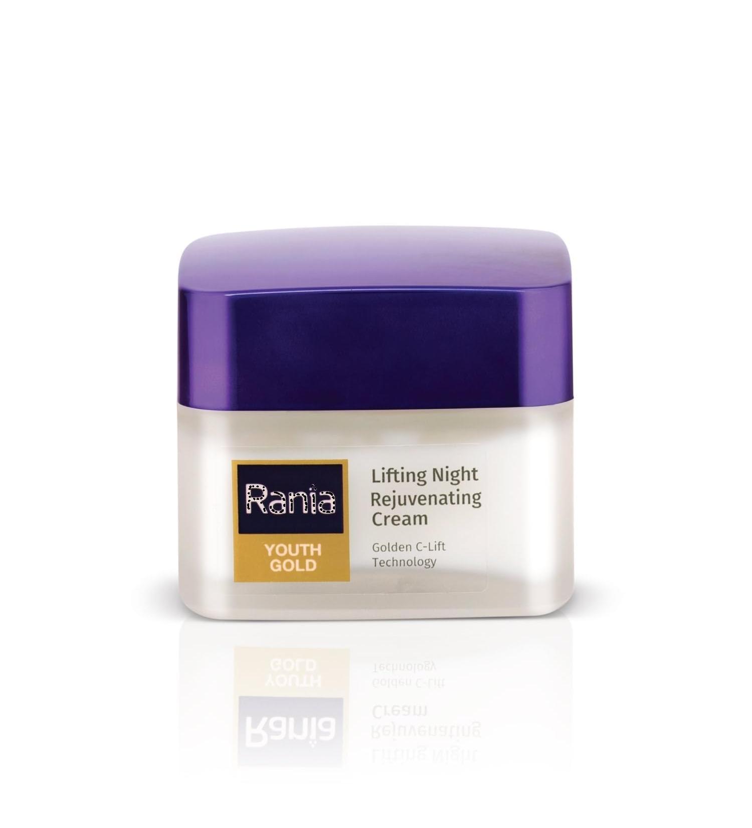 Ra nia Night Cream with Vitamin C 24K Gold Niacinamide|Non-oily anti ageing moisturizer| Suitable for all skin types | Repairs dry skin overnight 45g - Buy Online on GoSupps.com