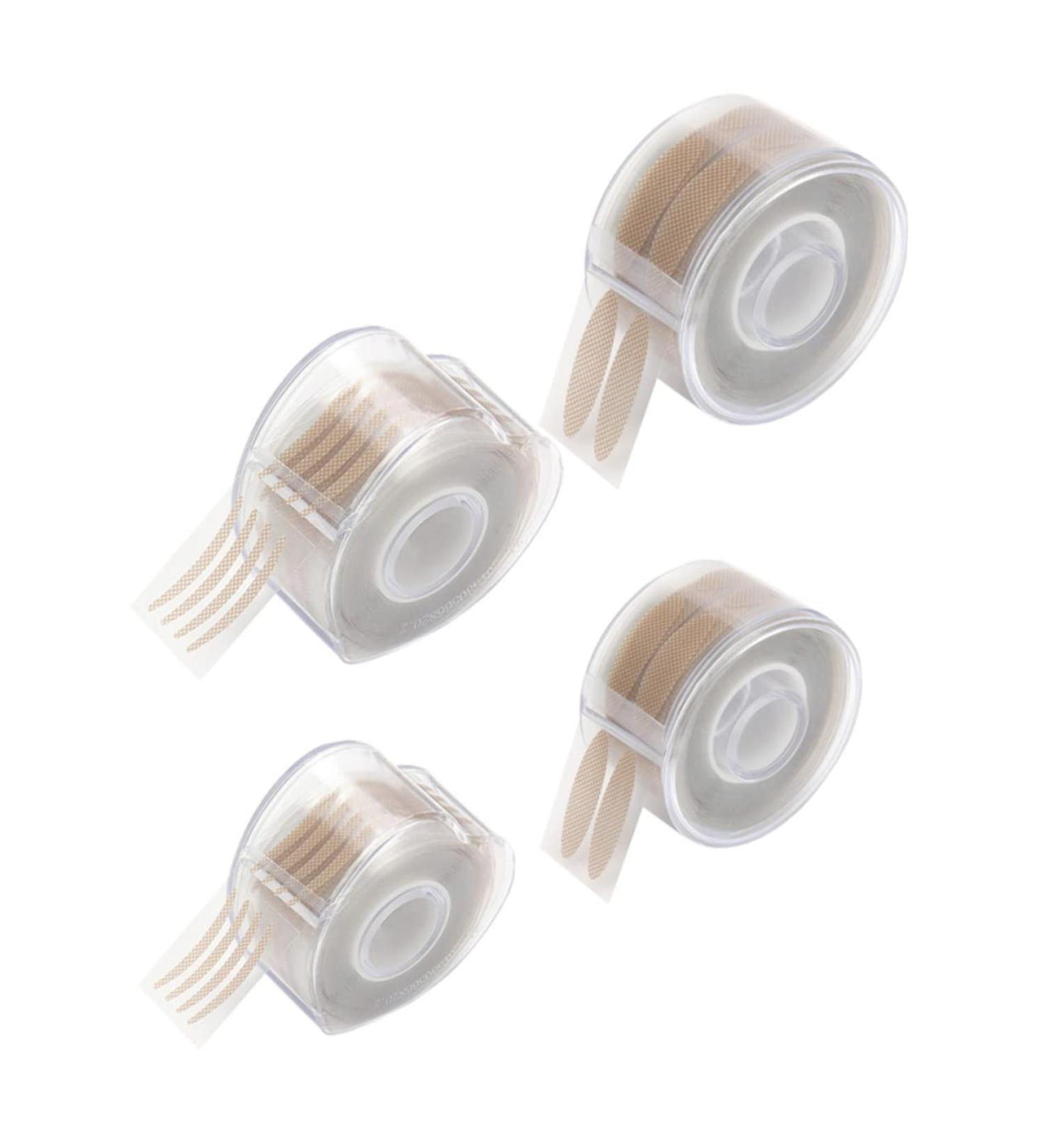 Abaodam Anti Sweat 4 Rolls roll double eyelid sticker 2 sided tape instant eyelid stickers droopy eyelid tape strip - Buy Online on GoSupps.com