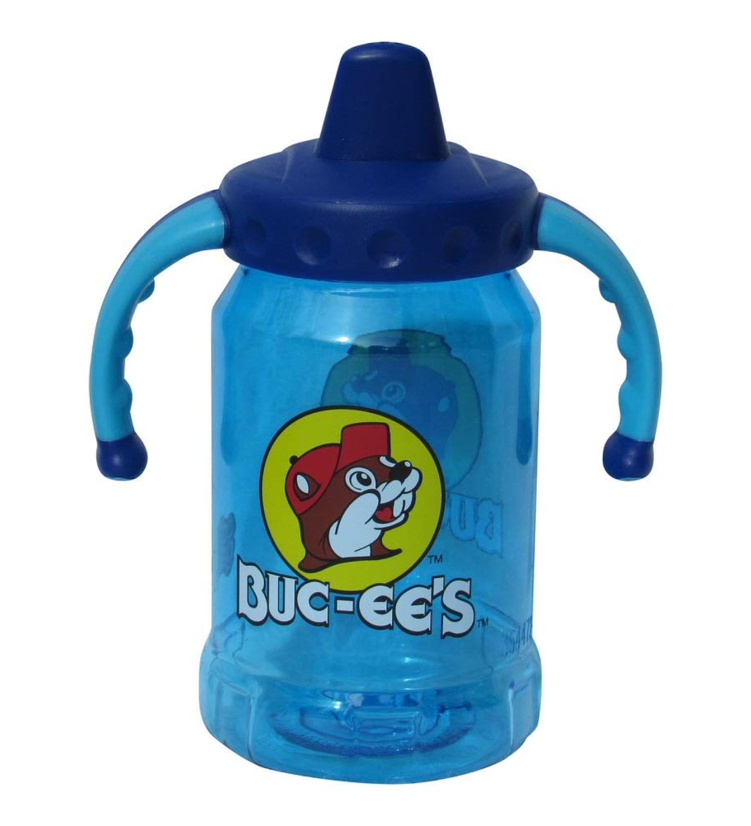 Buc-ee's Spill Proof Sippy Cup with Handles  BPA-Free  12 Ounces - Blue