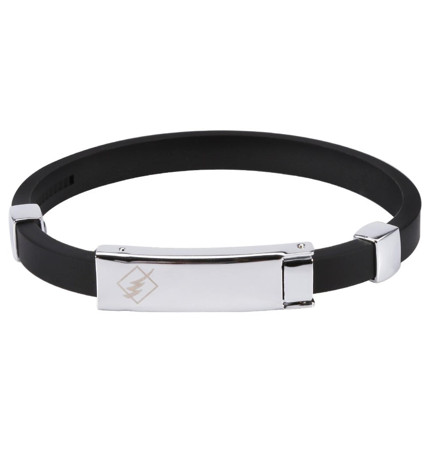 Zixyqol Anion Bracelet - Electrostatic Silicone Adjustable Wrist Strap for Antistatic Protection (Black) | International Shipping Available - Buy Online on GoSupps.com