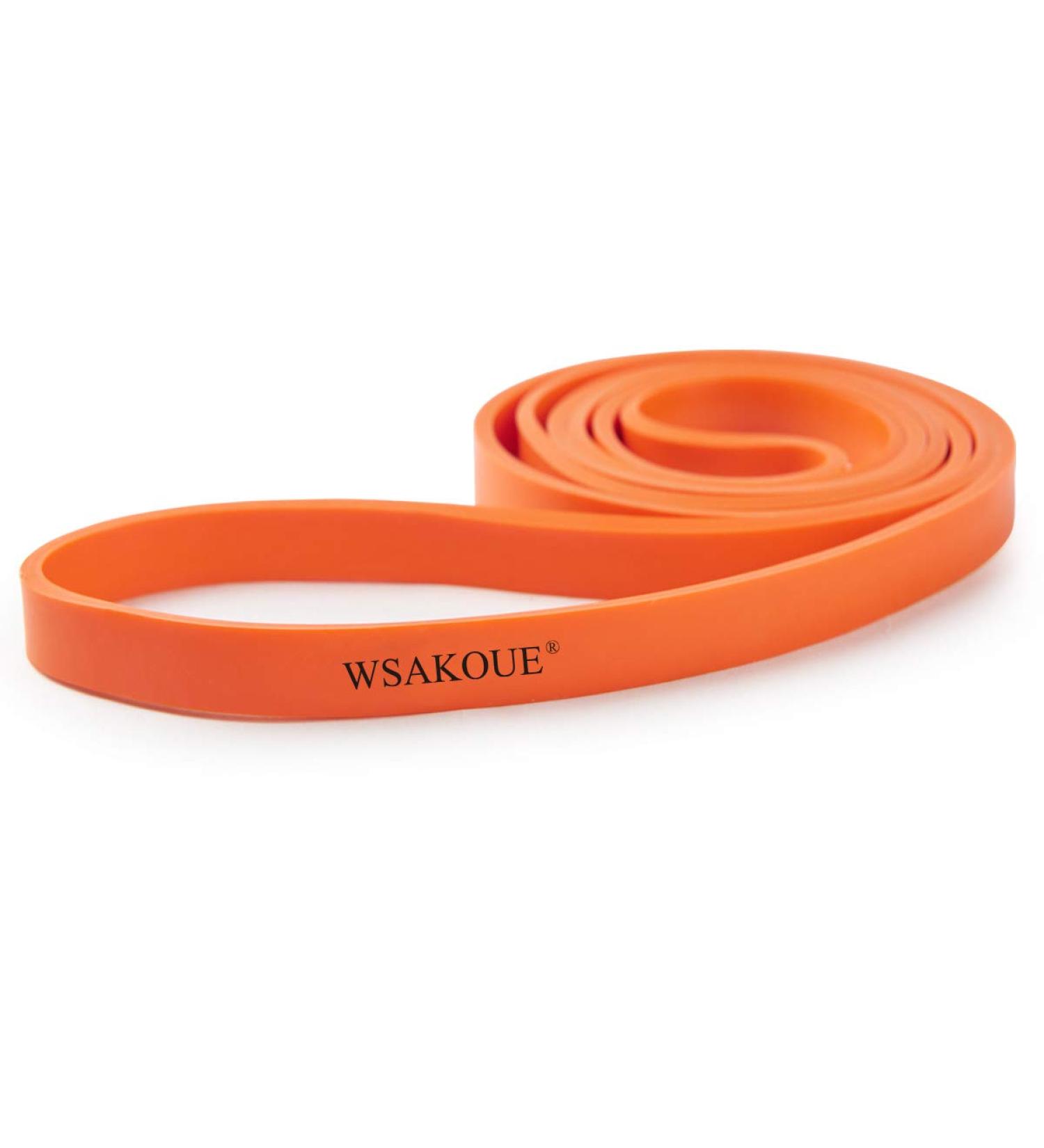 WSAKOUE Pull Up Bands Orange S Resistance Bands for Powerlifting Body Stretching